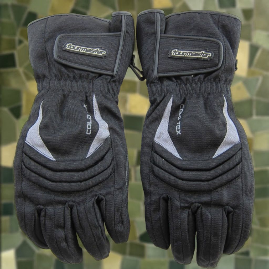 Vintage Tourmaster Glove Women S Leather Black Padded Fleece lined 100% Leather Warm Waterproof Wrist S/7 Size S / US 4 / IT 40 - 1 Thumbnail