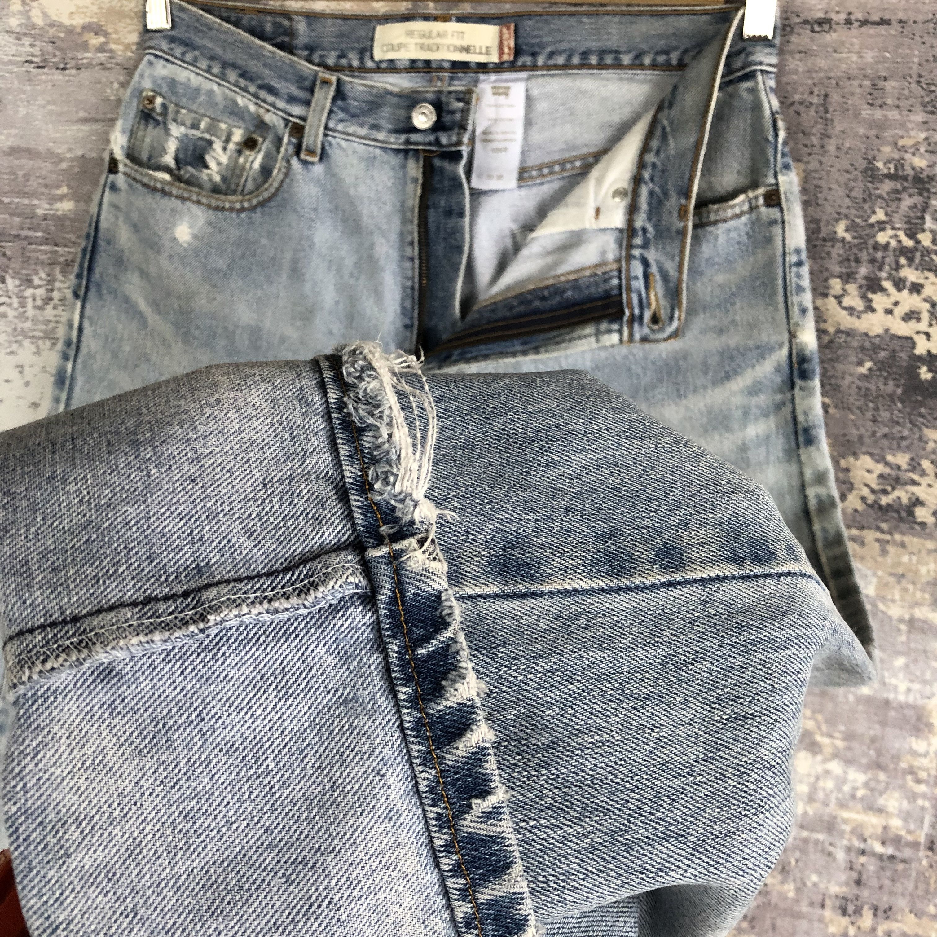 Levi's Vintage Levi's Sun Faded Jeans Levis Distressed Denim Size US 32 / EU 48 - 9 Thumbnail