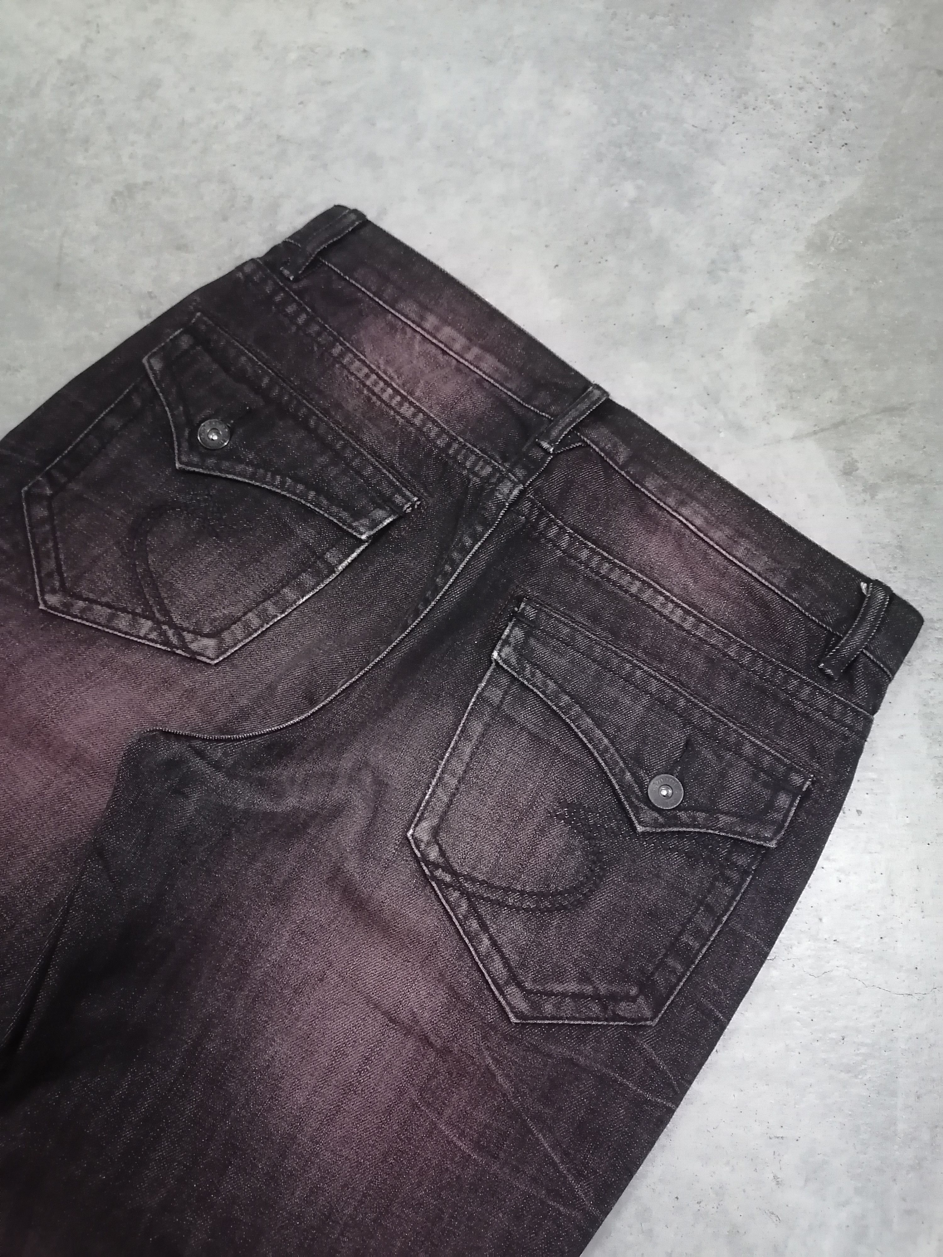 14th Addiction × If Six Was Nine × Le Grande Bleu (L.G.B.) Semantic Design Claw Mark Denim Pants Size US 31 - 10 Thumbnail