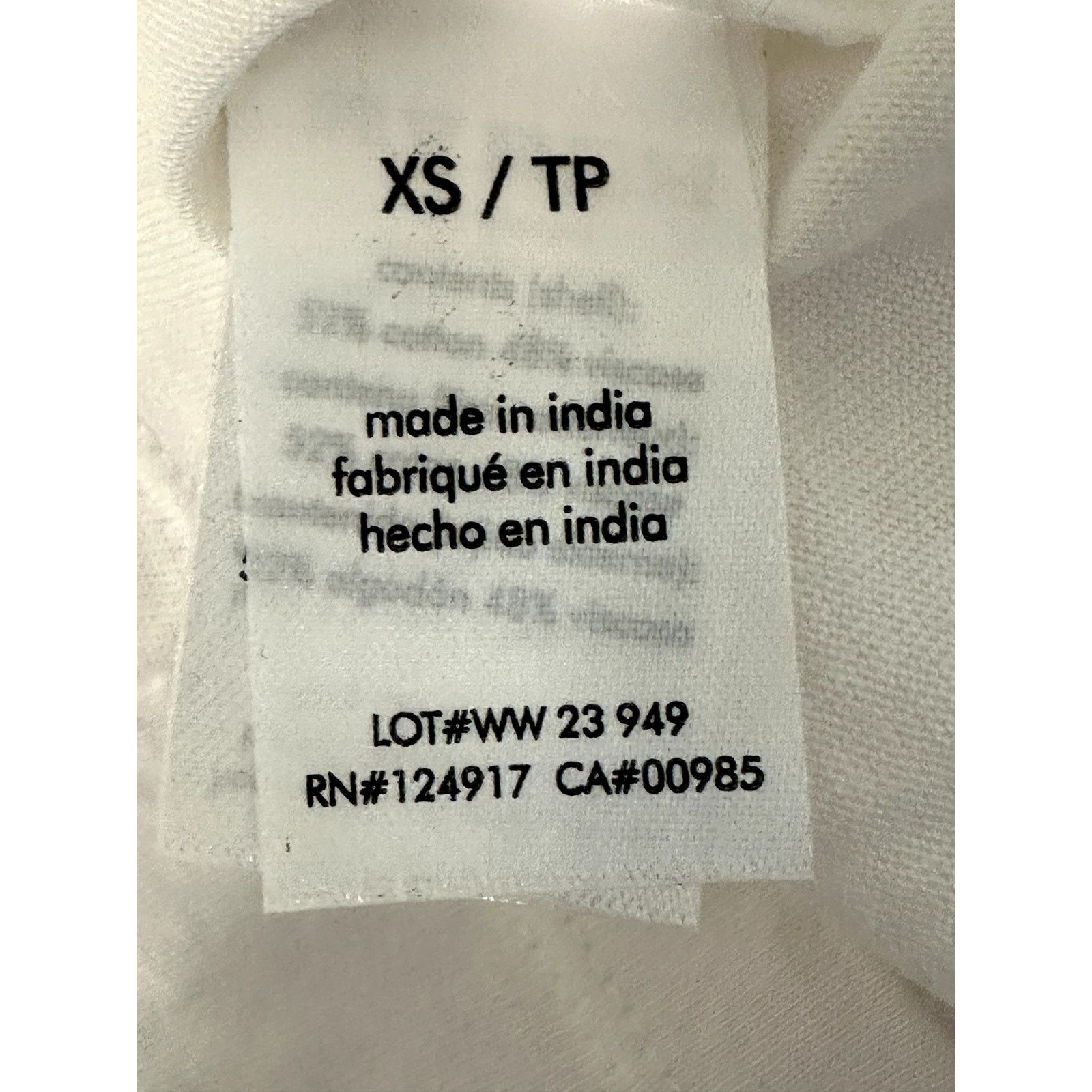 WeWoreWhat WeWoreWhat White Crop Crew Neck Short Sleeve TShirt XS NWOT Size XS / US 0-2 / IT 36-38 - 9 Thumbnail