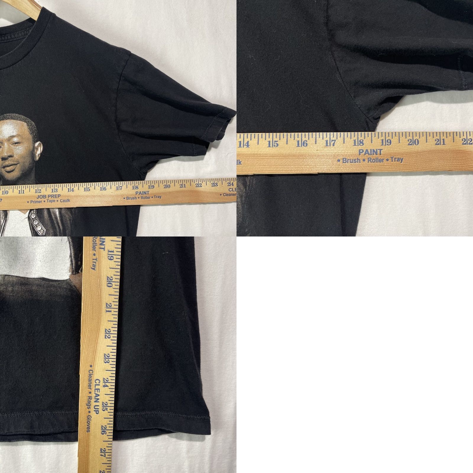 Vintage John Legend Shirt Mens Medium 2017 World Tour Concert Tee Black Cotton Logo Graphic Print Bands Boys Mens Size US M / EU 48-50 / 2 - 9 Thumbnail