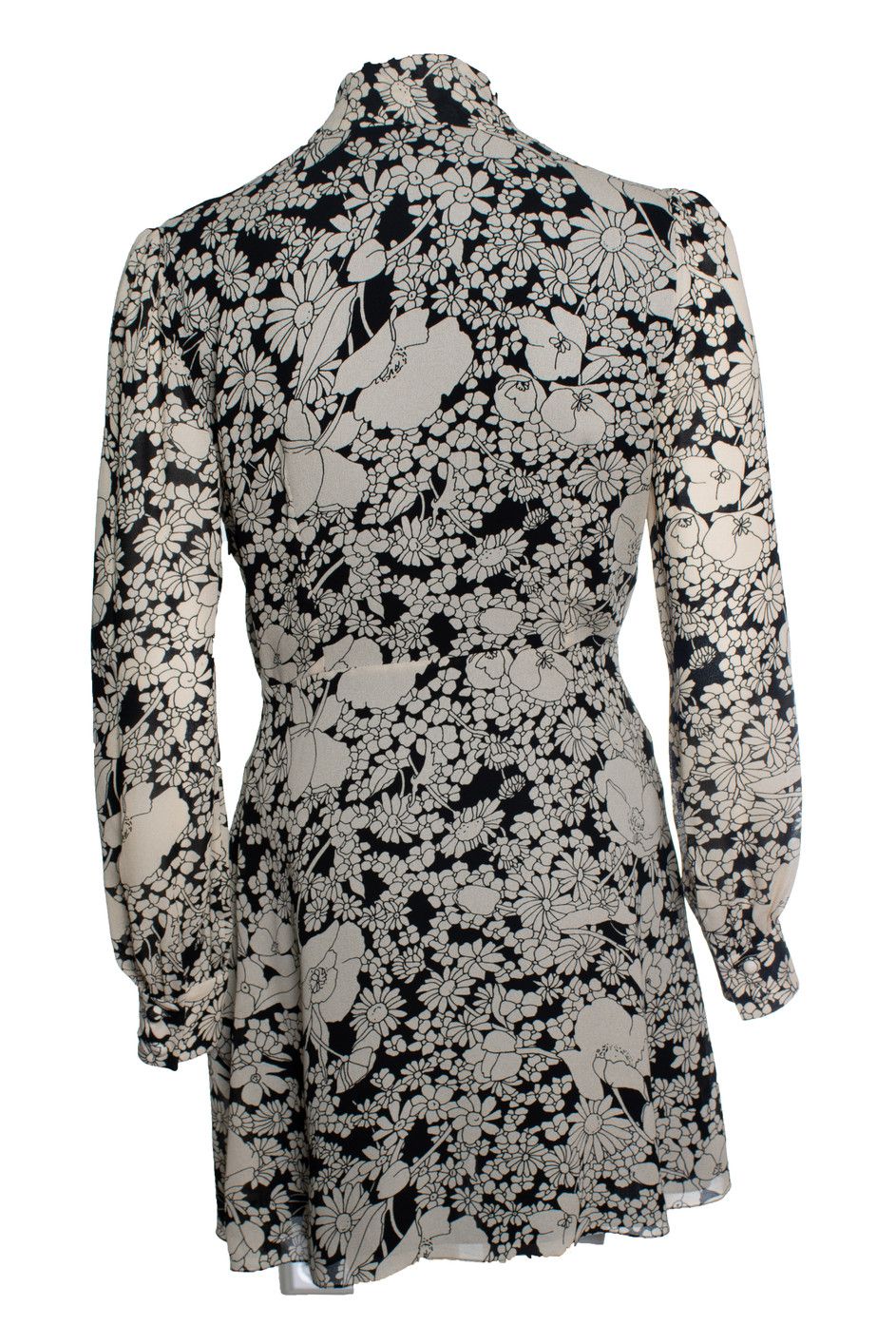 Saint Laurent Paris Saint laurent, floral print dress with buttons Size S / US 4 / IT 40 - 3 Thumbnail
