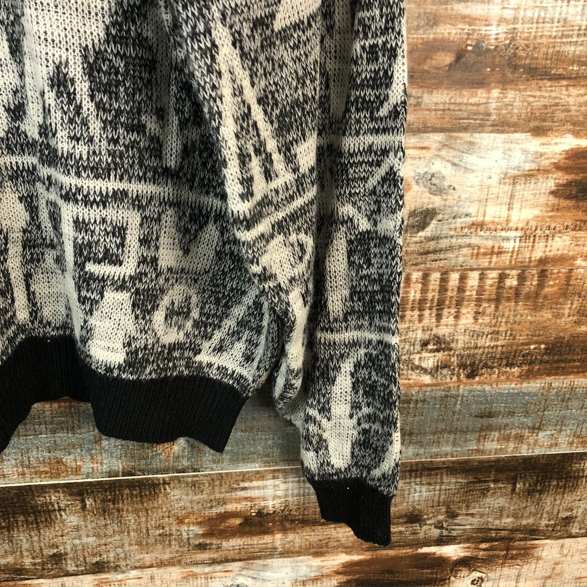 Homespun Knitwear × Japanese Brand La Fiori White Sweatshirt knitwear vintage #A1471 Size US XL / EU 56 / 4 - 8 Thumbnail