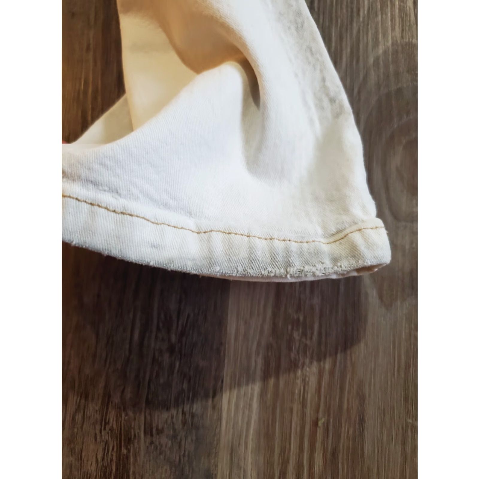 Vintage St. John's Bay Jeans Women White Size 12 Stretchboot Straight Regular Pockets Comfort Size 34" / US 12 / IT 48 - 7 Thumbnail
