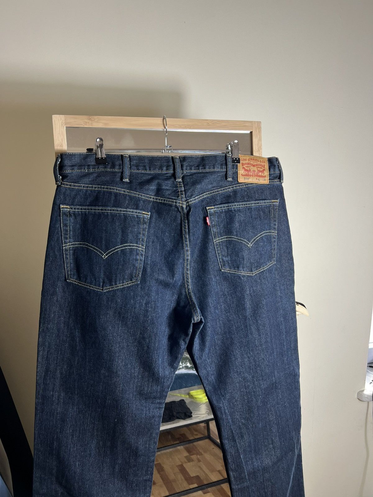 Levi's Vintage Levis 559 Straight Blue Jeans Levi's Denim Size US 40 / EU 56 - 2 Thumbnail