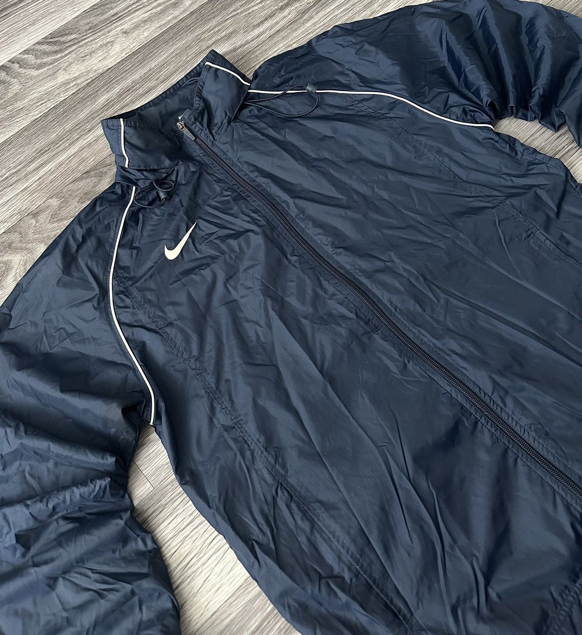 Nike Nike Vintage 90s Blue Track Jacket small swoosh hype y2k Size US M / EU 48-50 / 2 - 3 Thumbnail