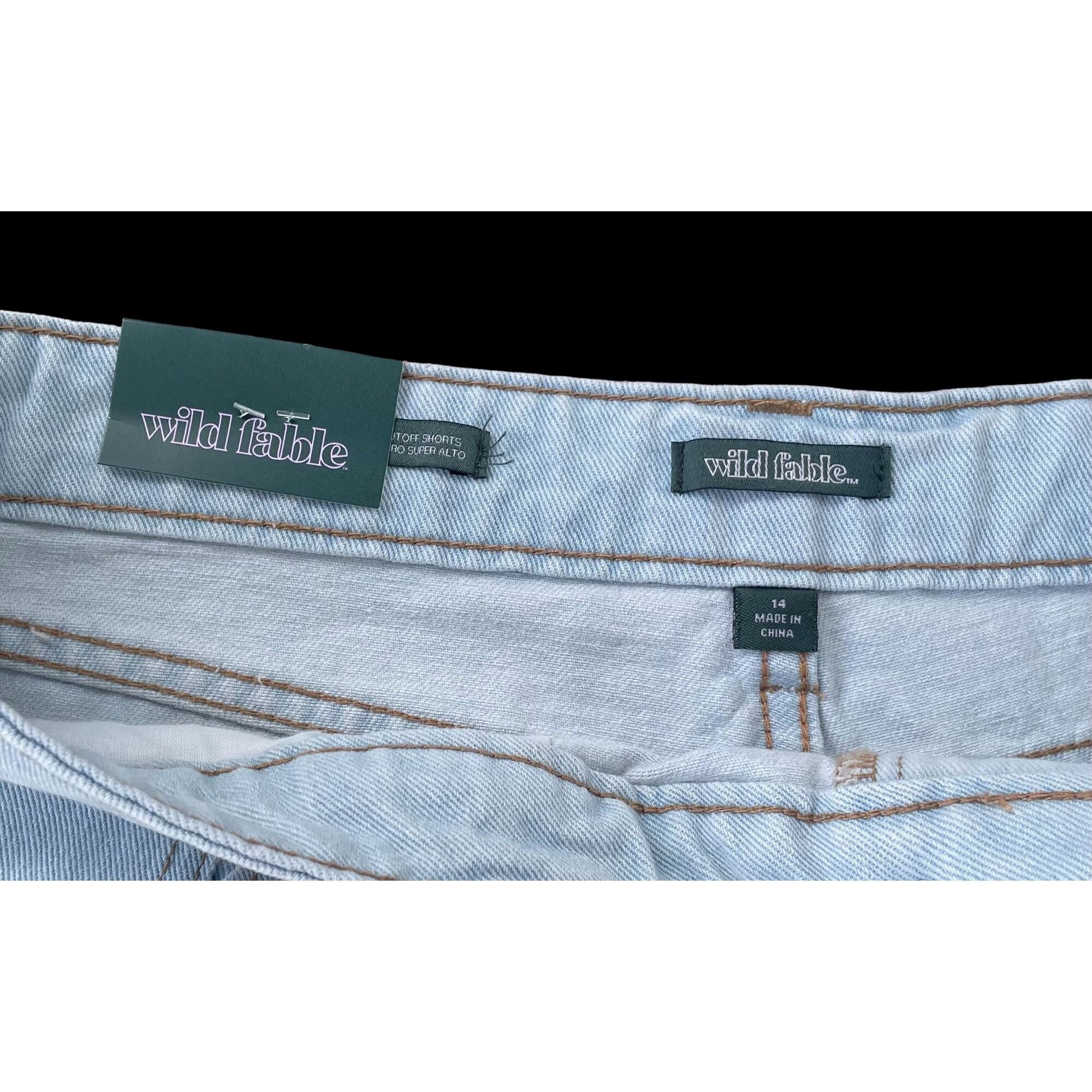 Other Wild Fable - Women's High-Rise Cutoff Short - Light Blue - 1 Size 36" / US 14 / IT 50 - 9 Thumbnail