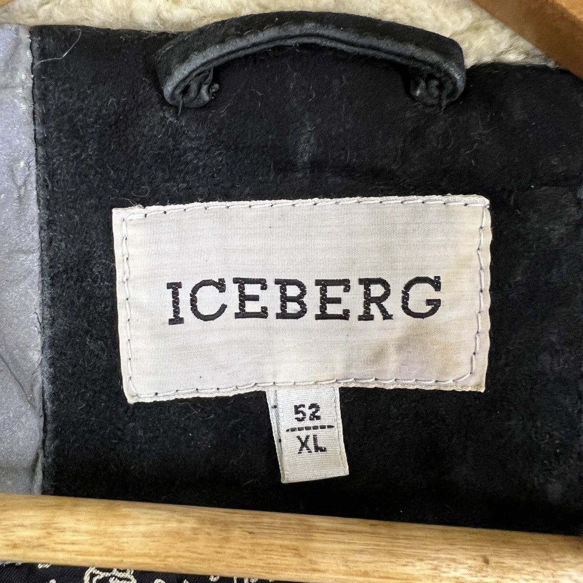 🔥 ICEBERG PEANUTS LEATHER JACKET MADE IN ITALY