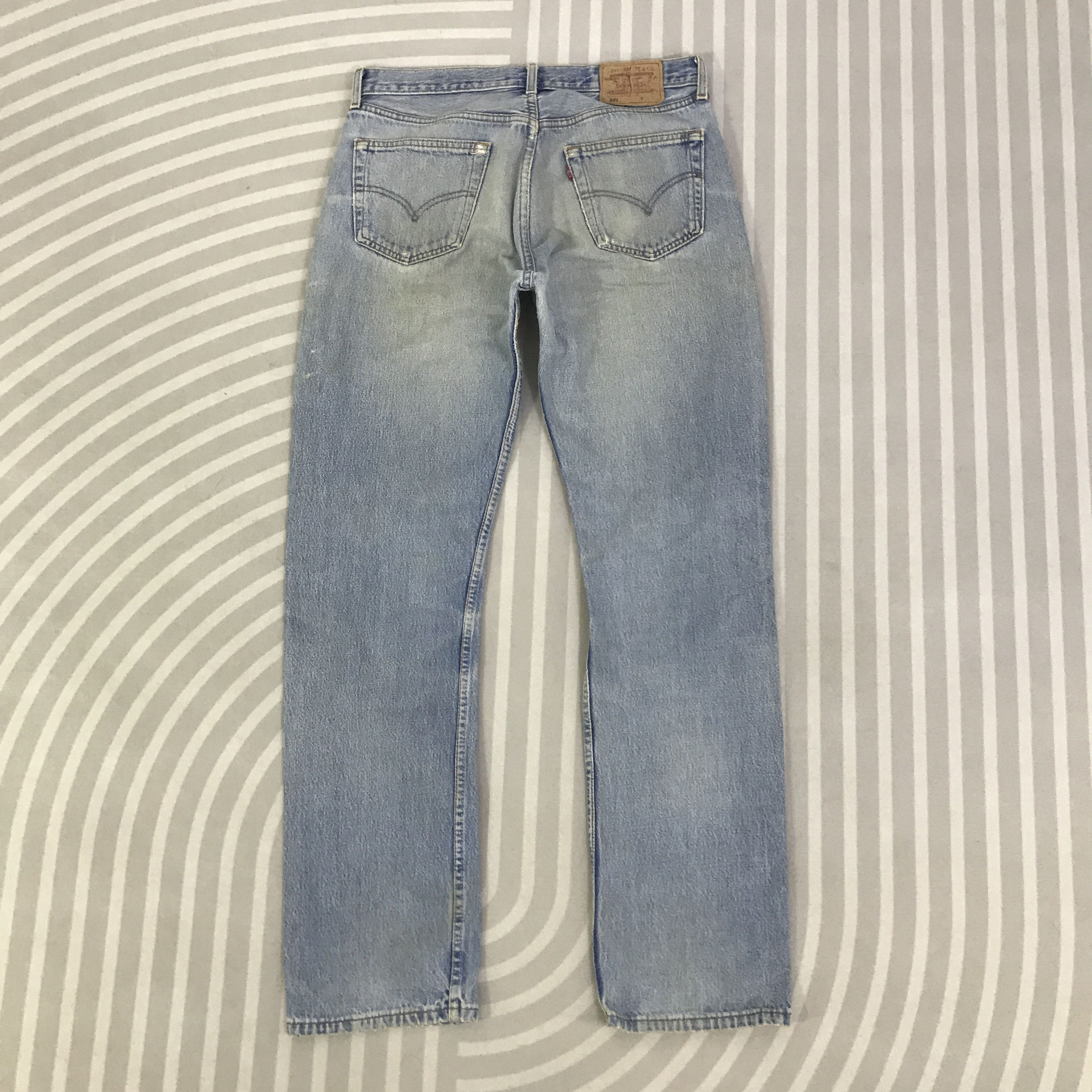 Levi's Vintage Distressed Levis 501 denim Jeans Pants K129B9 Size US 32 / EU 48 - 4 Thumbnail