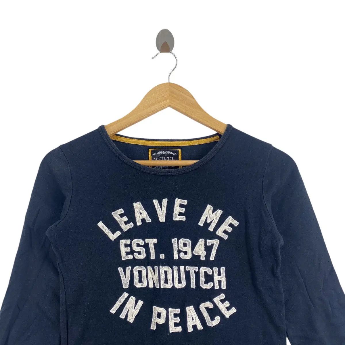 Von Dutch VON DUTCH MOTORCYCLE Leave Me In Peace Tee Shirt Top Long Size M / US 6-8 / IT 42-44 - 2 Thumbnail