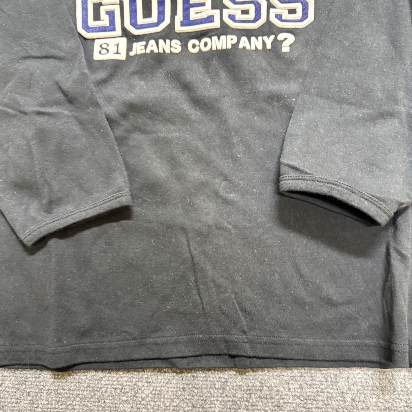 Guess VTG Guess Jeans Company Long-sleeve Shirt Women's M Black Embroidered Y2K Mens/ Womens Size M / US 6-8 / IT 42-44 - 7 Thumbnail
