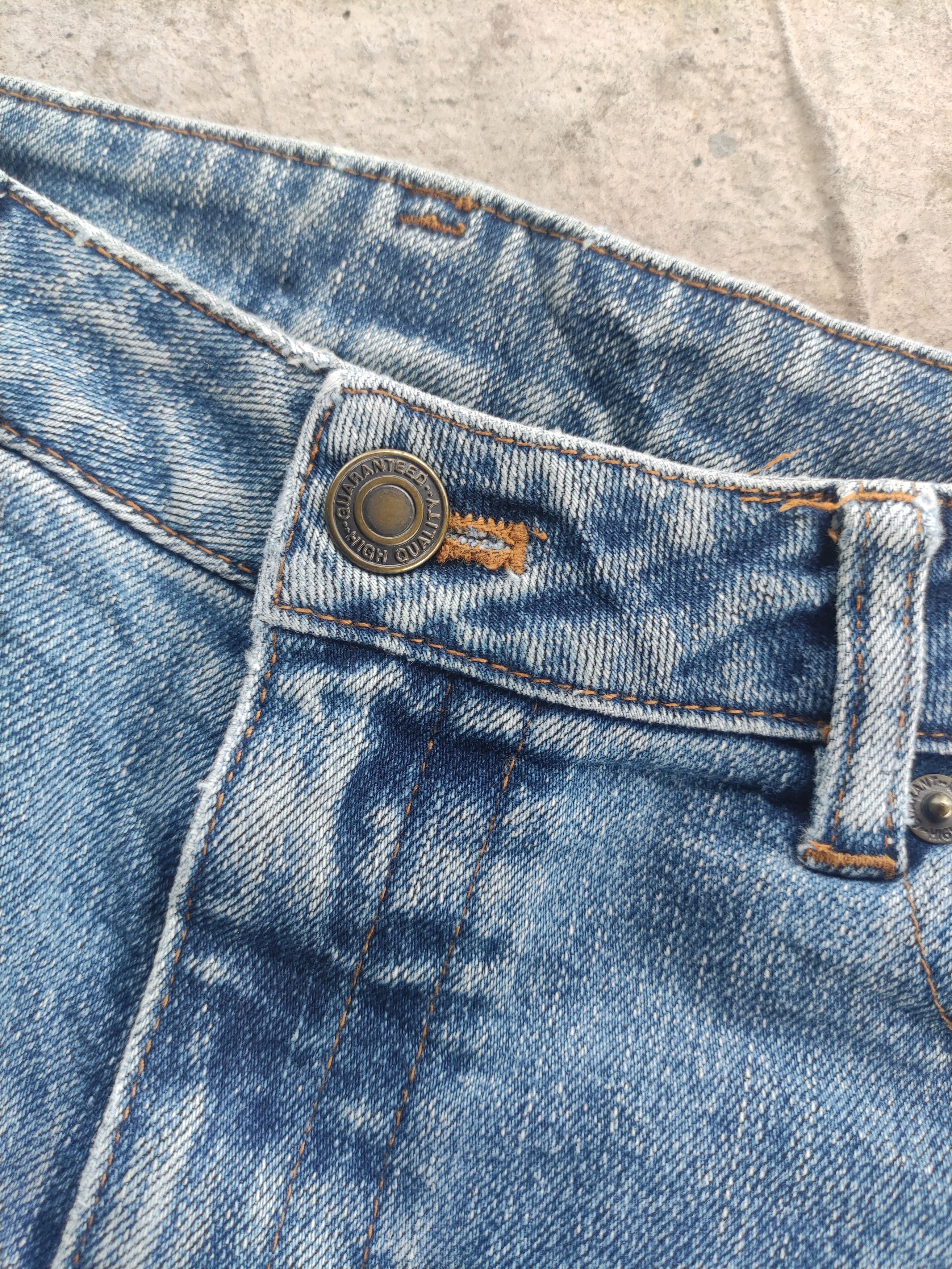 Japanese Brand Vintage Japanese Flare Jean Distressed Faded Denim Pants Size US 35 - 5 Thumbnail