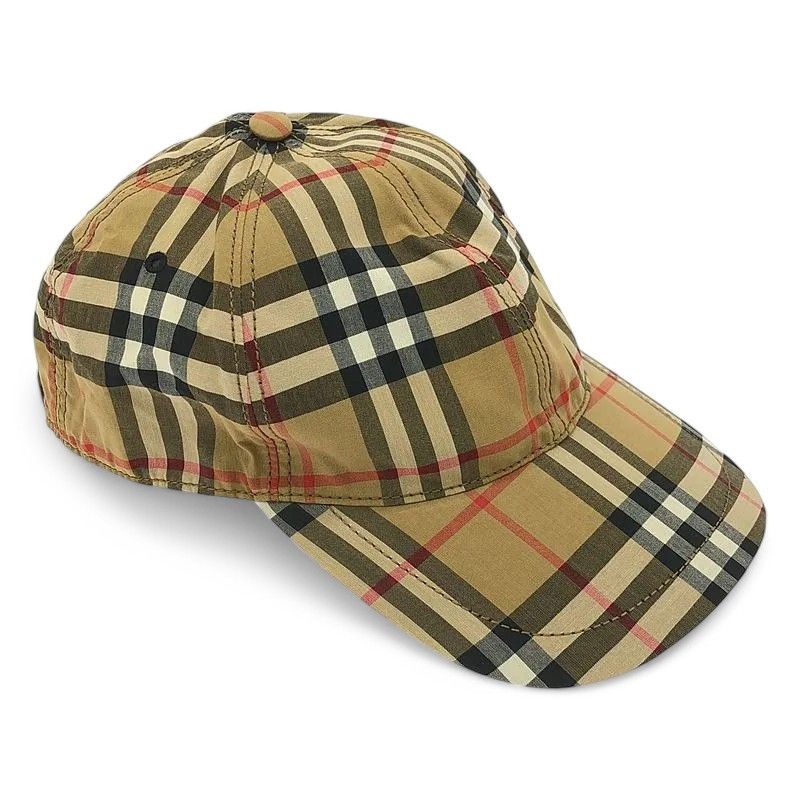 Burberry Burberry - M Nova Check Baseball Cap Brown Vintage Size ONE SIZE - 7 Thumbnail