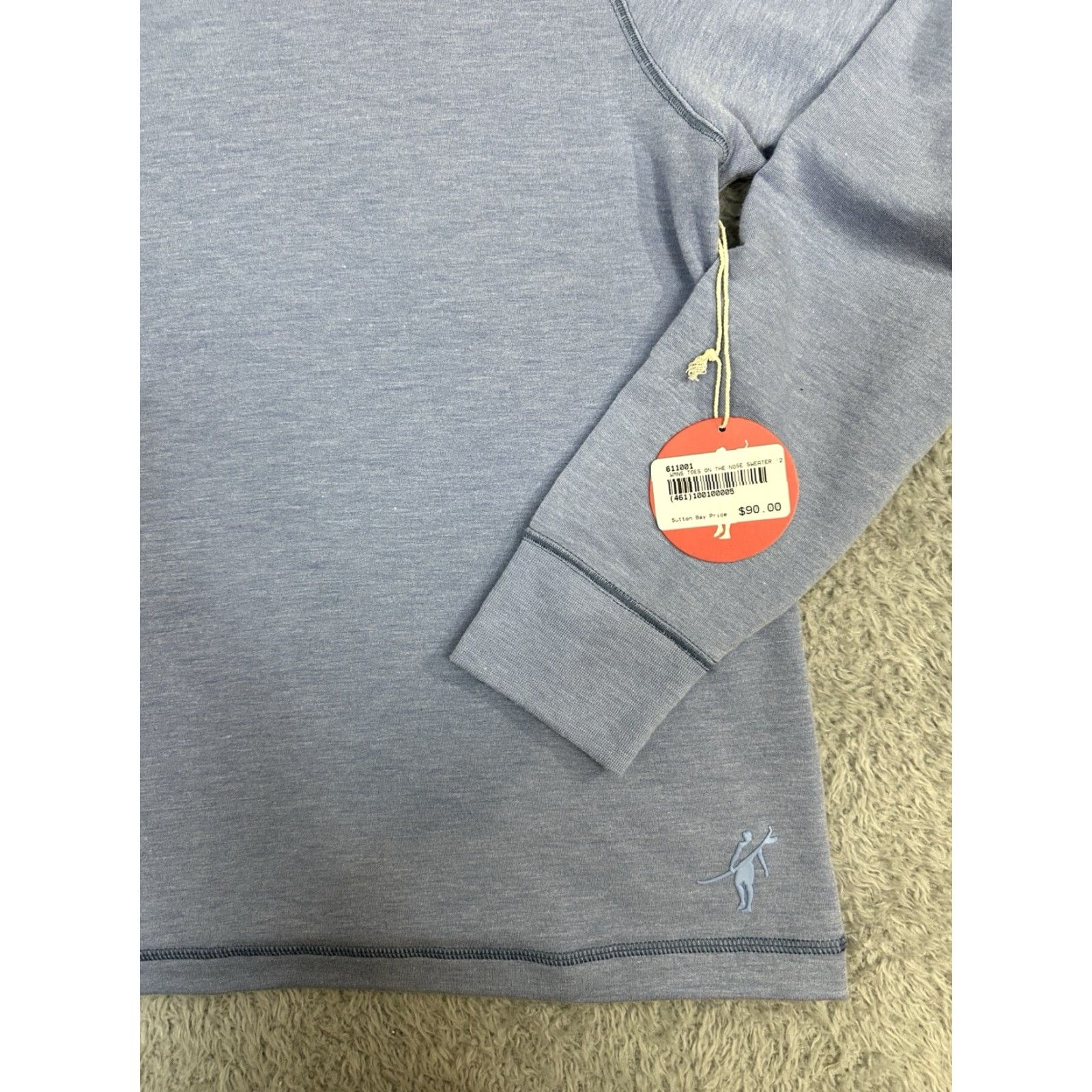 Vintage Toes On The Nose Woman’s Shirt Schooner Hoodie XL Sea Silk Surf Core Beach Sea Silk Surf Womens XL Blue Pullover Shirt Hoodie Beachwear Casual Size XL / US 12-14 / IT 48-50 - 3 Thumbnail