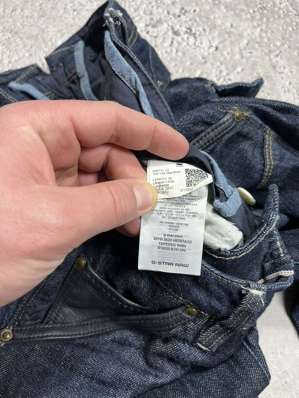 G-Star G Star Raw 5620 Heritage Tapered Jeans W29 Size US 29 - 12 Thumbnail