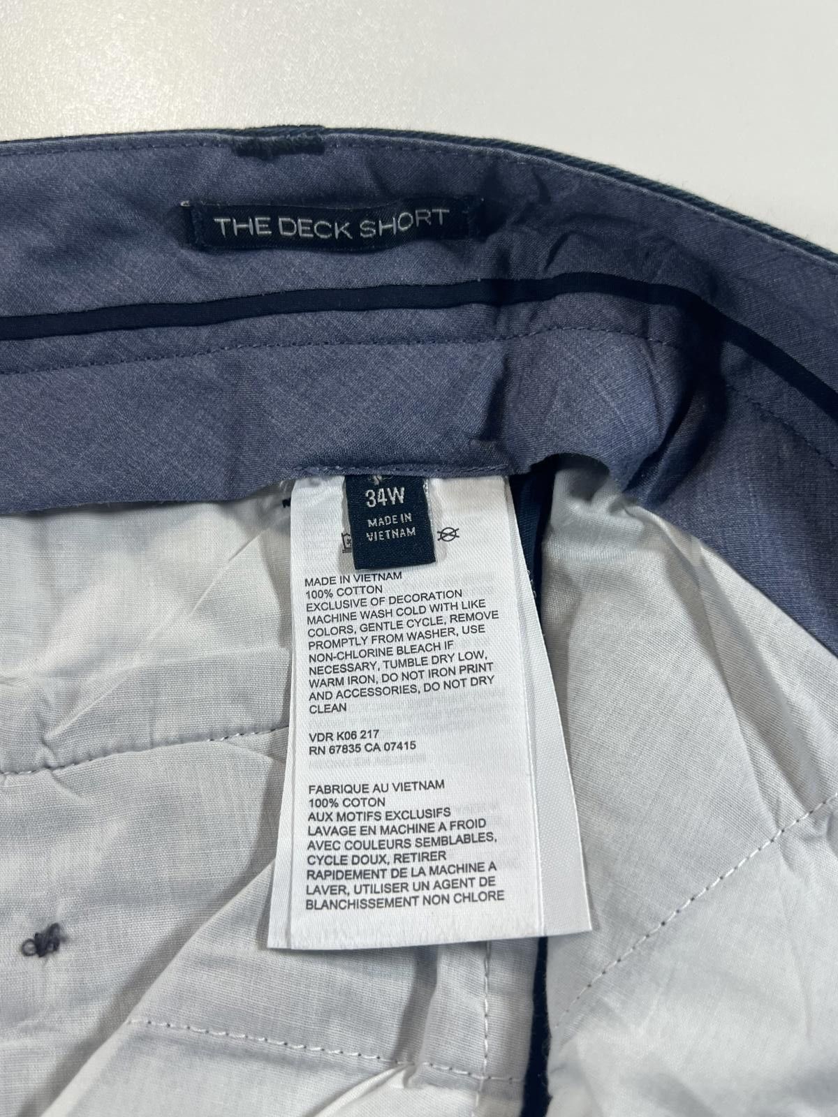 Nautica Nautica The Deck Short Men's Navy Blue Shorts Size 34W Size US 34 / EU 50 - 3 Thumbnail
