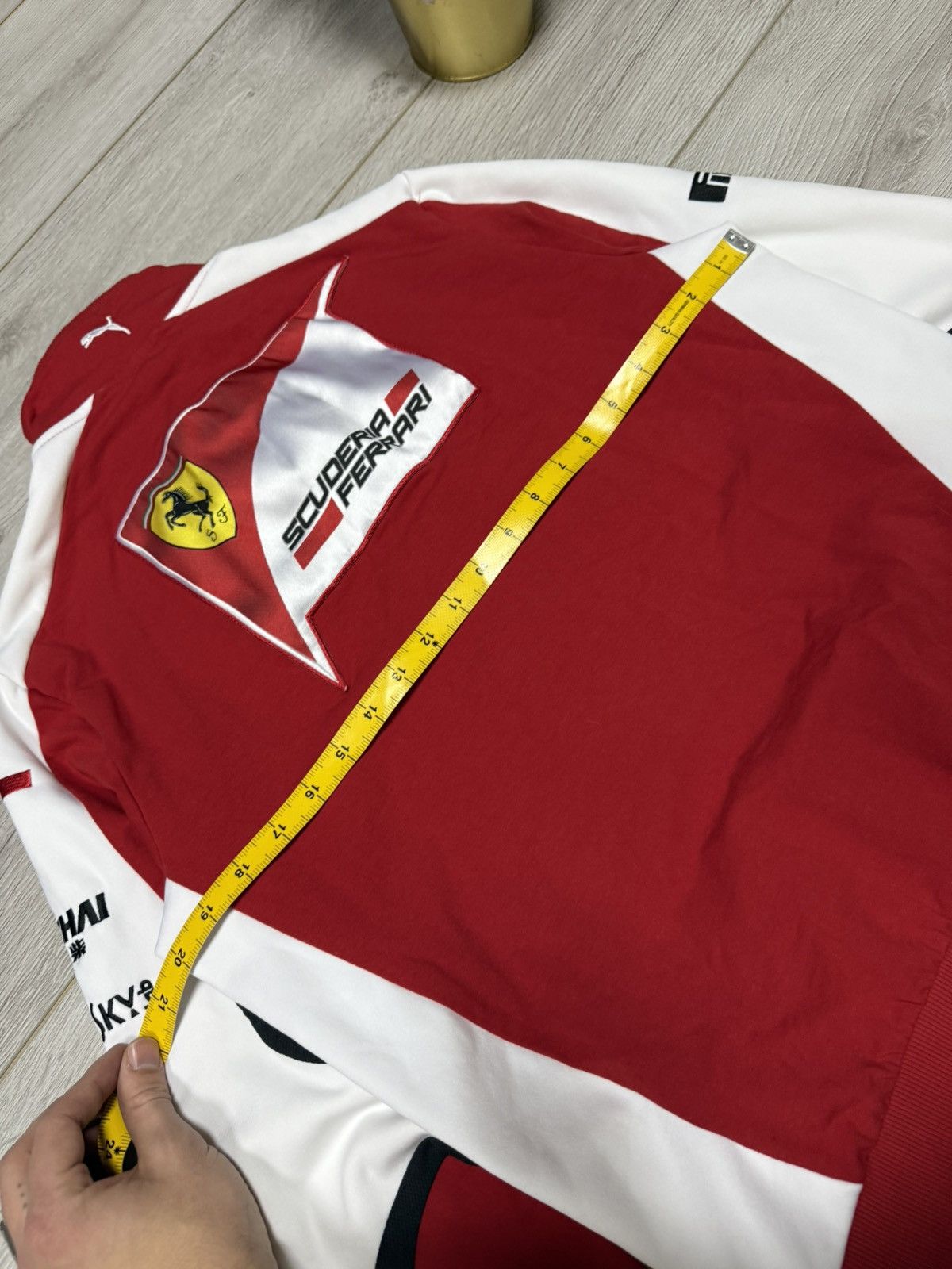 Puma Puma Santander scuderia Ferrari 1/4 zip big logo Size US M / EU 48-50 / 2 - 9 Thumbnail