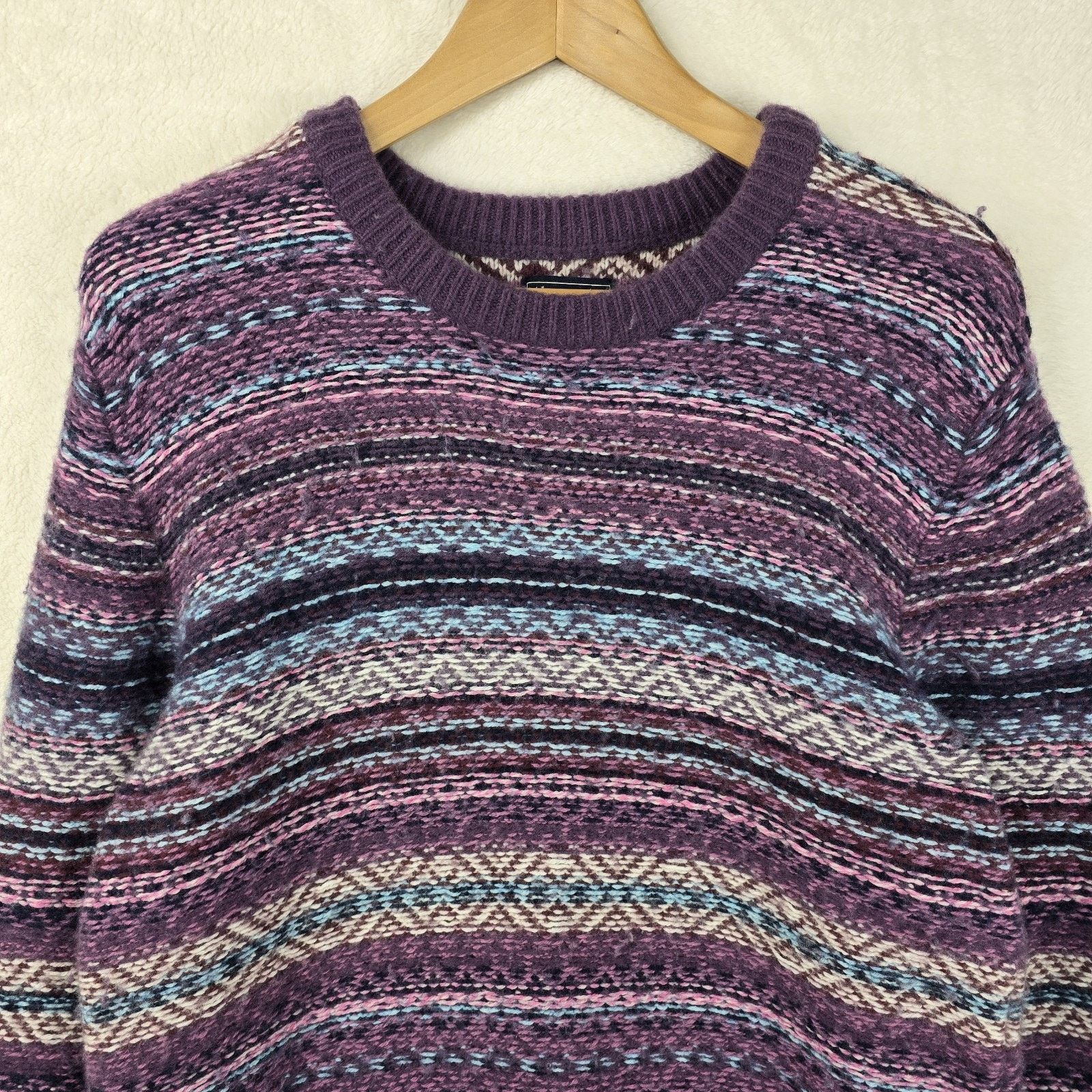 Abercrombie & Fitch Abercrombie & Fitch Y2K Vintage Merino Wool Blend Sweatshirt Size L / US 10 / IT 46 - 3 Thumbnail