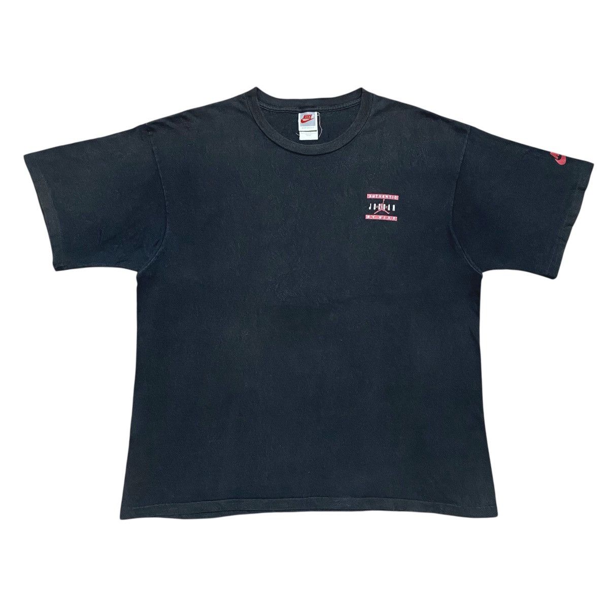 Nike Rare‼️🔥Vintage Nike Air Jordan Backhit Single Stitch T-Shirt Size US L / EU 52-54 / 3 - 2 Thumbnail