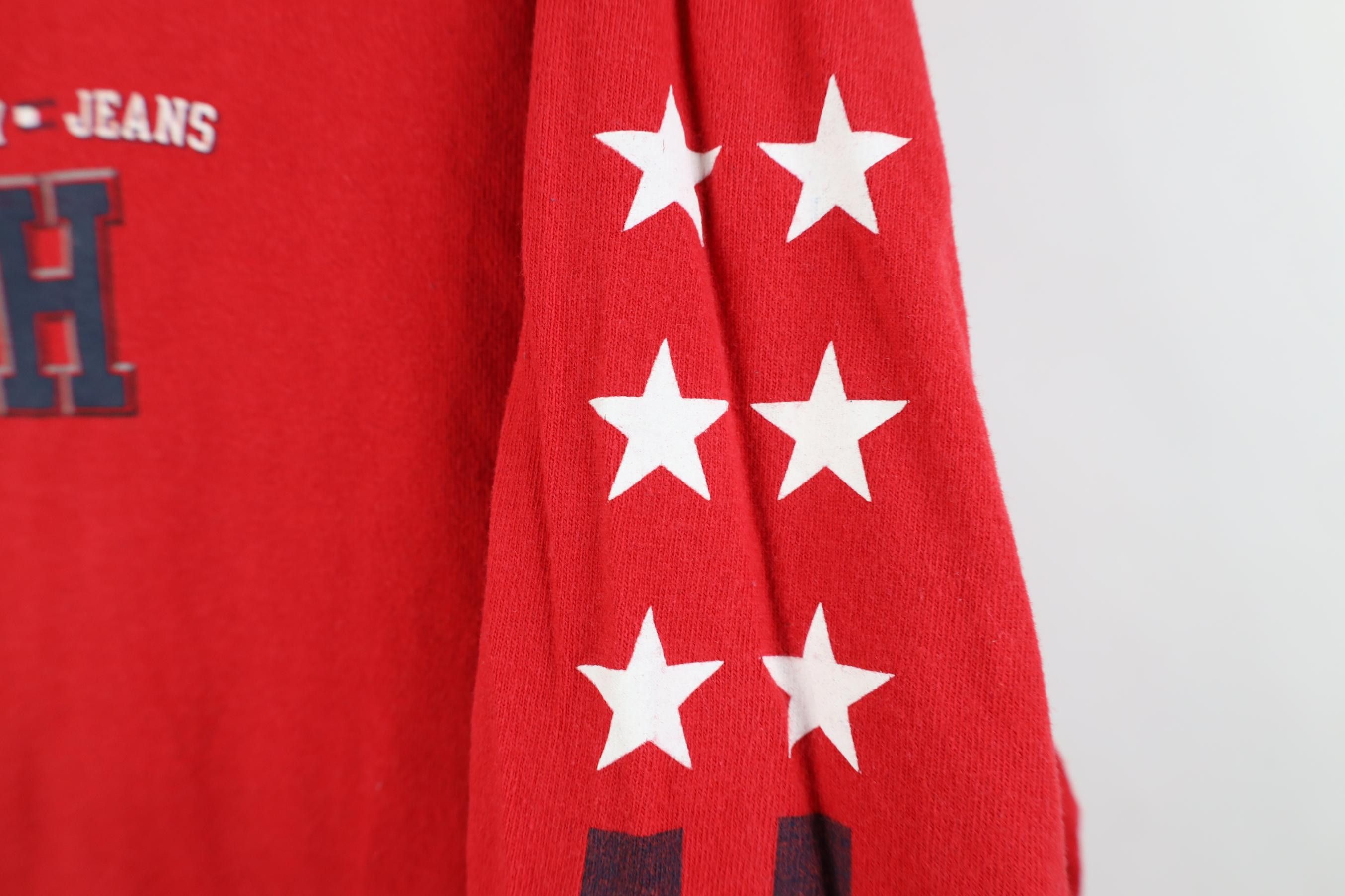 Tommy Hilfiger Vintage Y2K 2002 Tommy Hilfiger USA Flag Long Sleeve T-Shirt Size US M / EU 48-50 / 2 - 7 Thumbnail