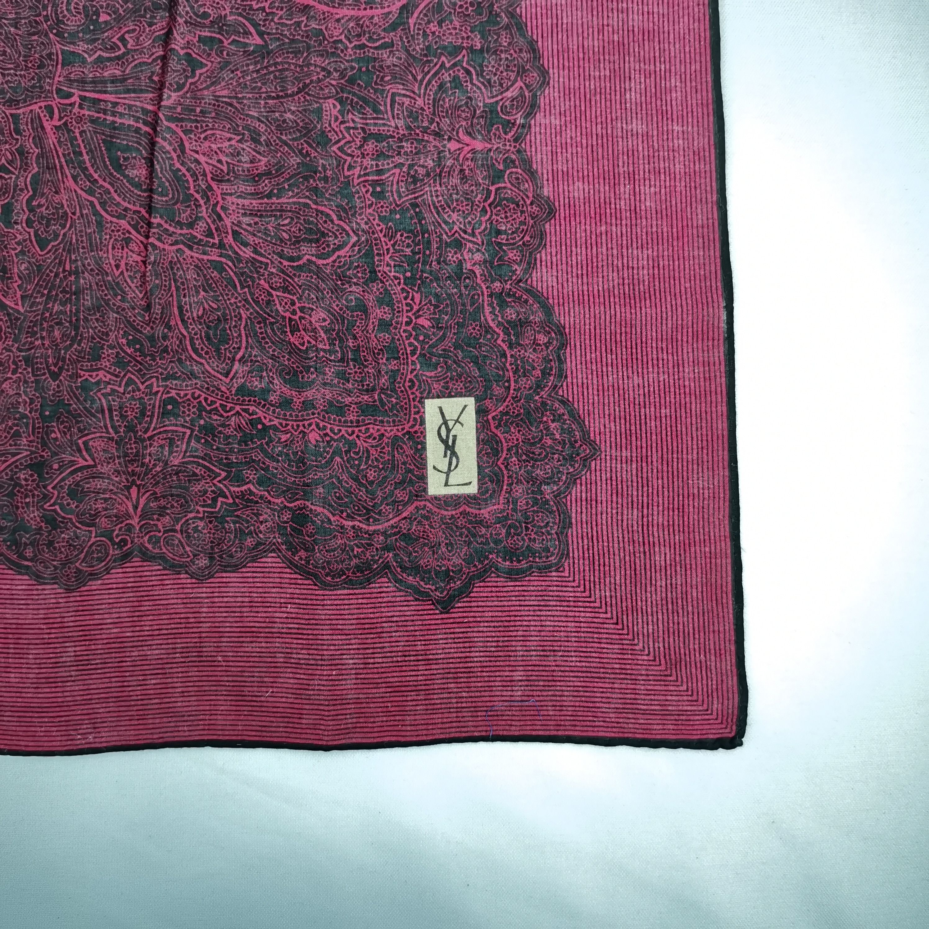 Vintage Vintage Yves Saint Laurent Handkerchief 56789 Size ONE SIZE - 3 Thumbnail