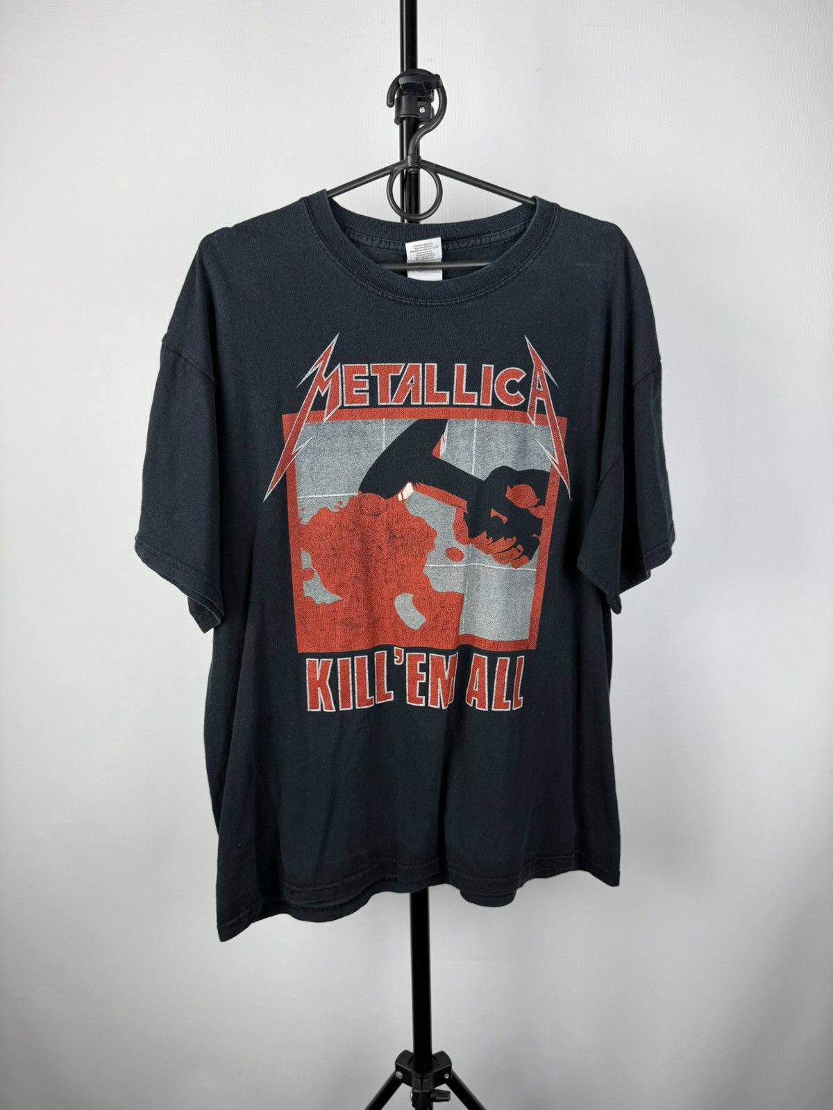 Band Tees × Vintage VNTG Metallica Kill Em All Tour Band Tee Shirt Mens 00s Size US L / EU 52-54 / 3 - 1 Thumbnail