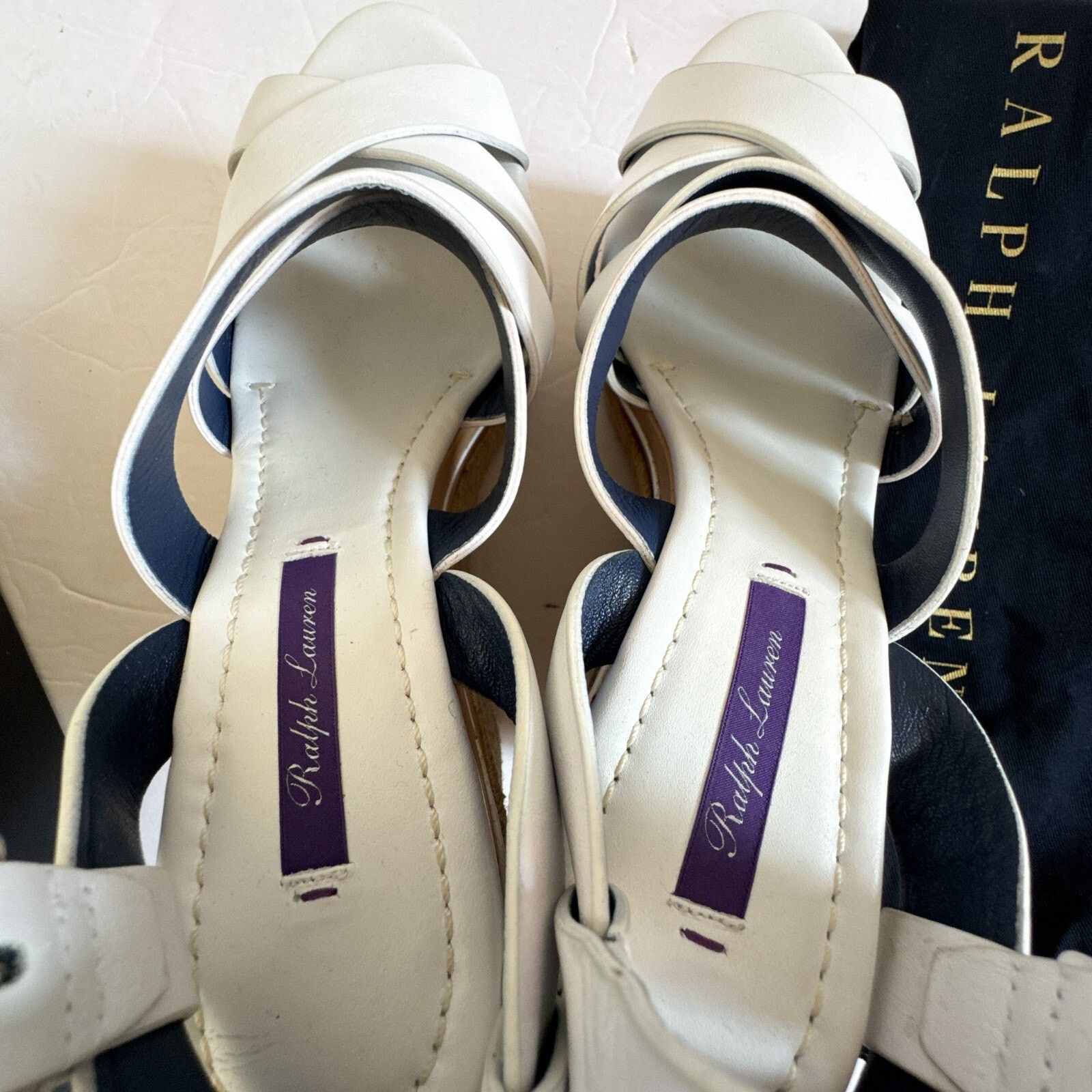 Ralph Lauren Ralph Lauren Purple Label Espadrille Wedge Platform 37.5 Size US 7.5 / IT 37.5 - 3 Thumbnail