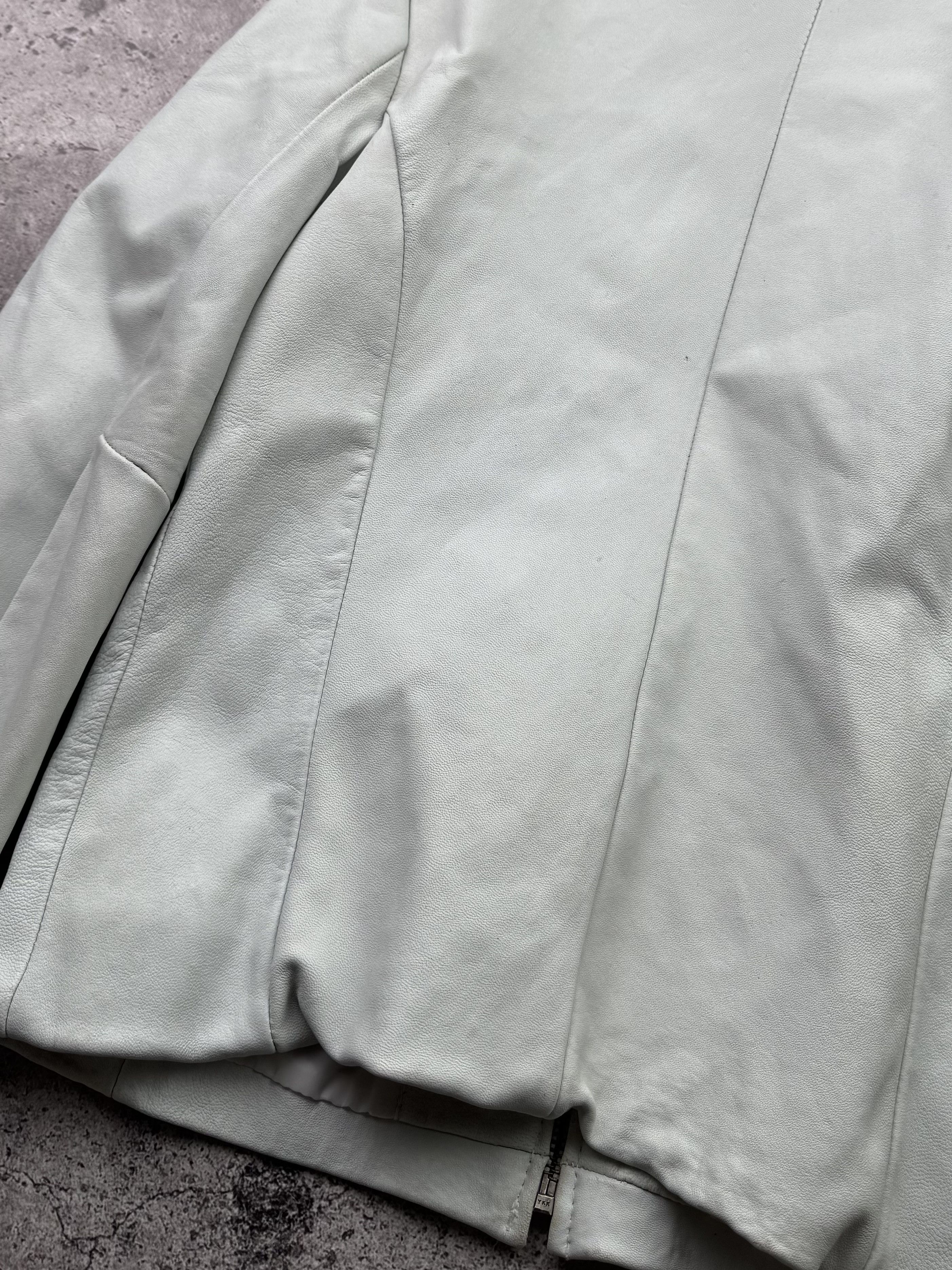 Japanese Brand Vintage Cropped Leather Jacket(V151)C647 Size M / US 6-8 / IT 42-44 - 16 Thumbnail
