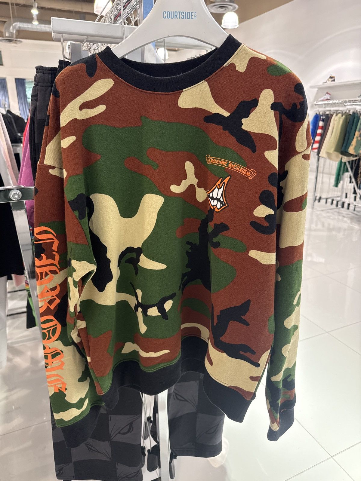 Chrome Hearts Chrome Hearts Matty Boy Camo Crewneck Size US L / EU 52-54 / 3 - 1 Thumbnail