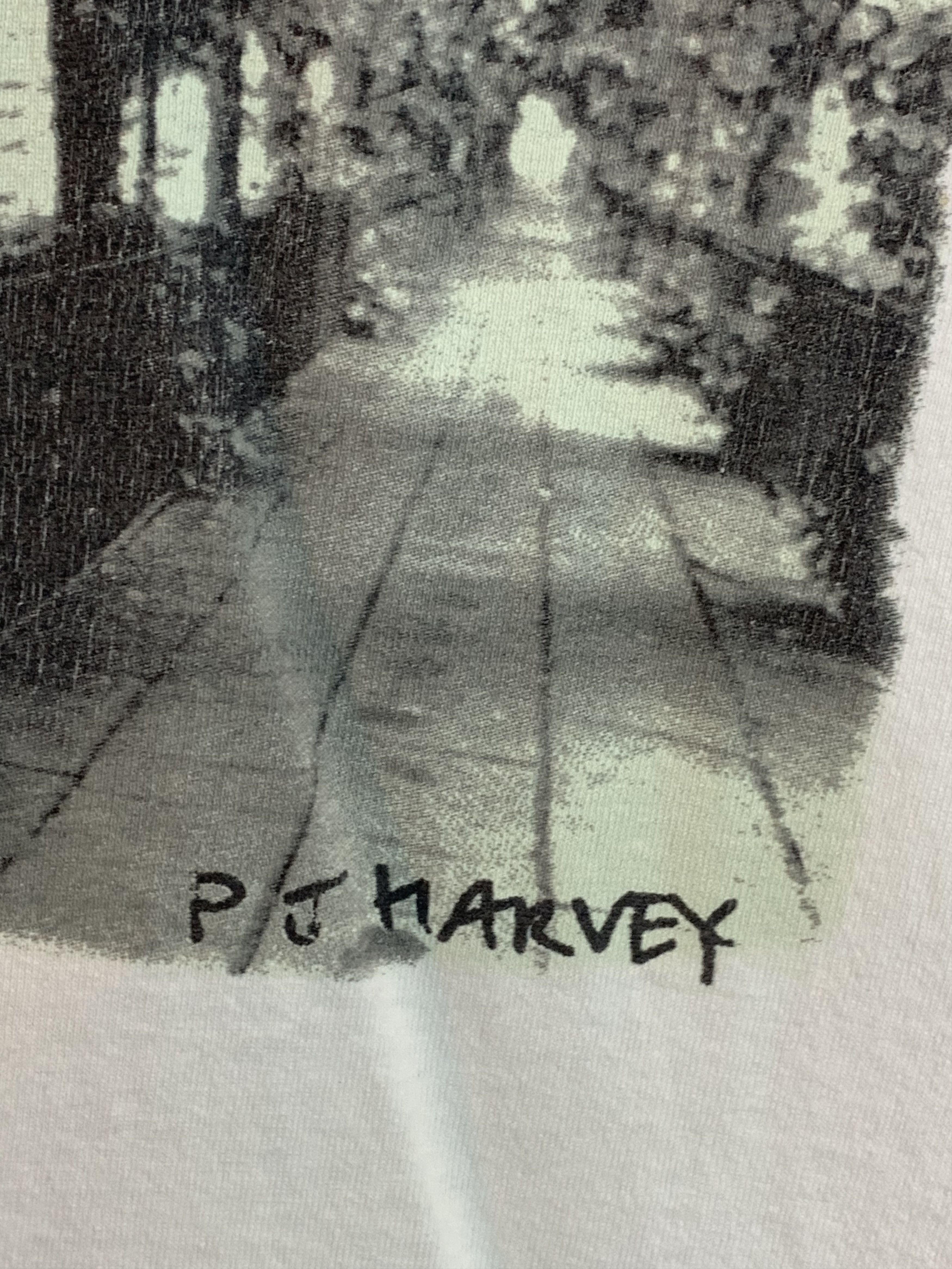 Band Tees *RARE* Vintage 90’s PJ Harvey Tour Single Stitch T-Shirt Size US XL / EU 56 / 4 - 5 Thumbnail