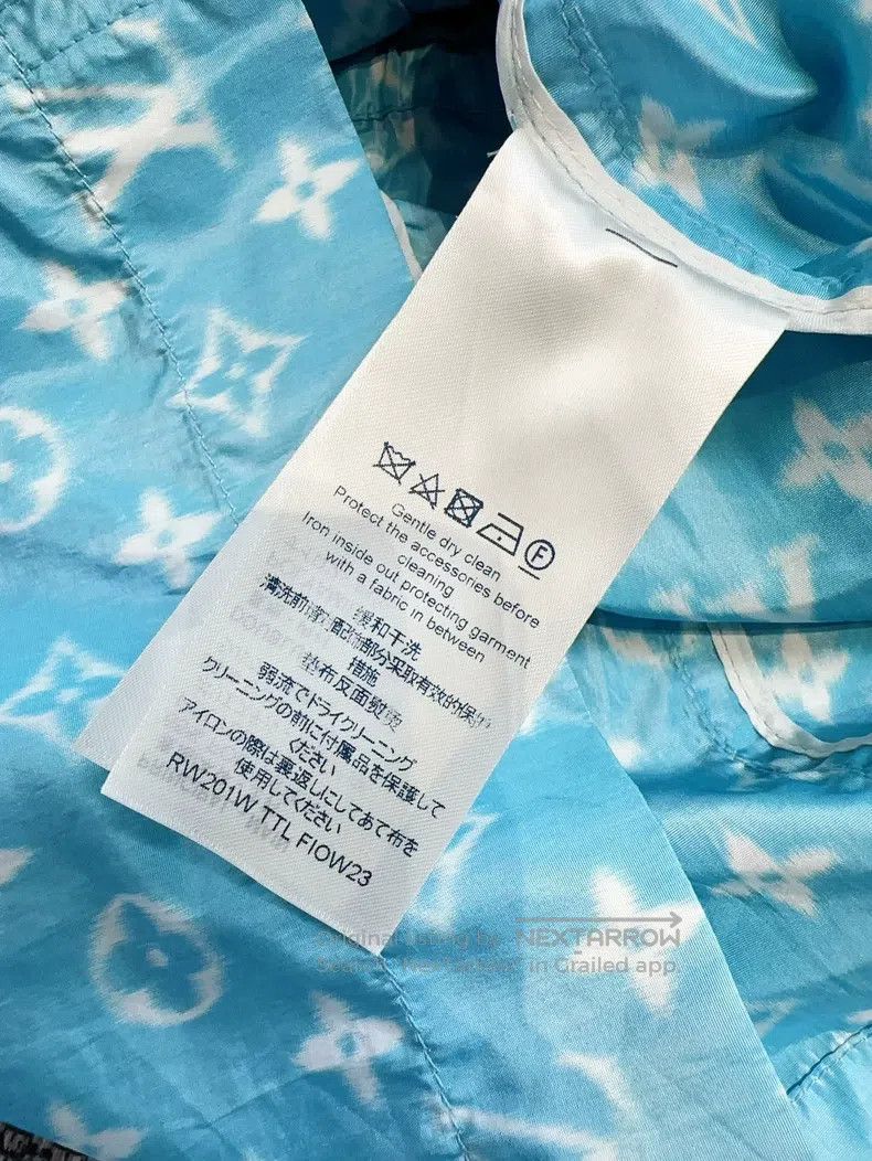 Louis Vuitton Louis Vuitton Blue patchwork white old flower logo full pr Size XS / US 0-2 / IT 36-38 - 6 Thumbnail