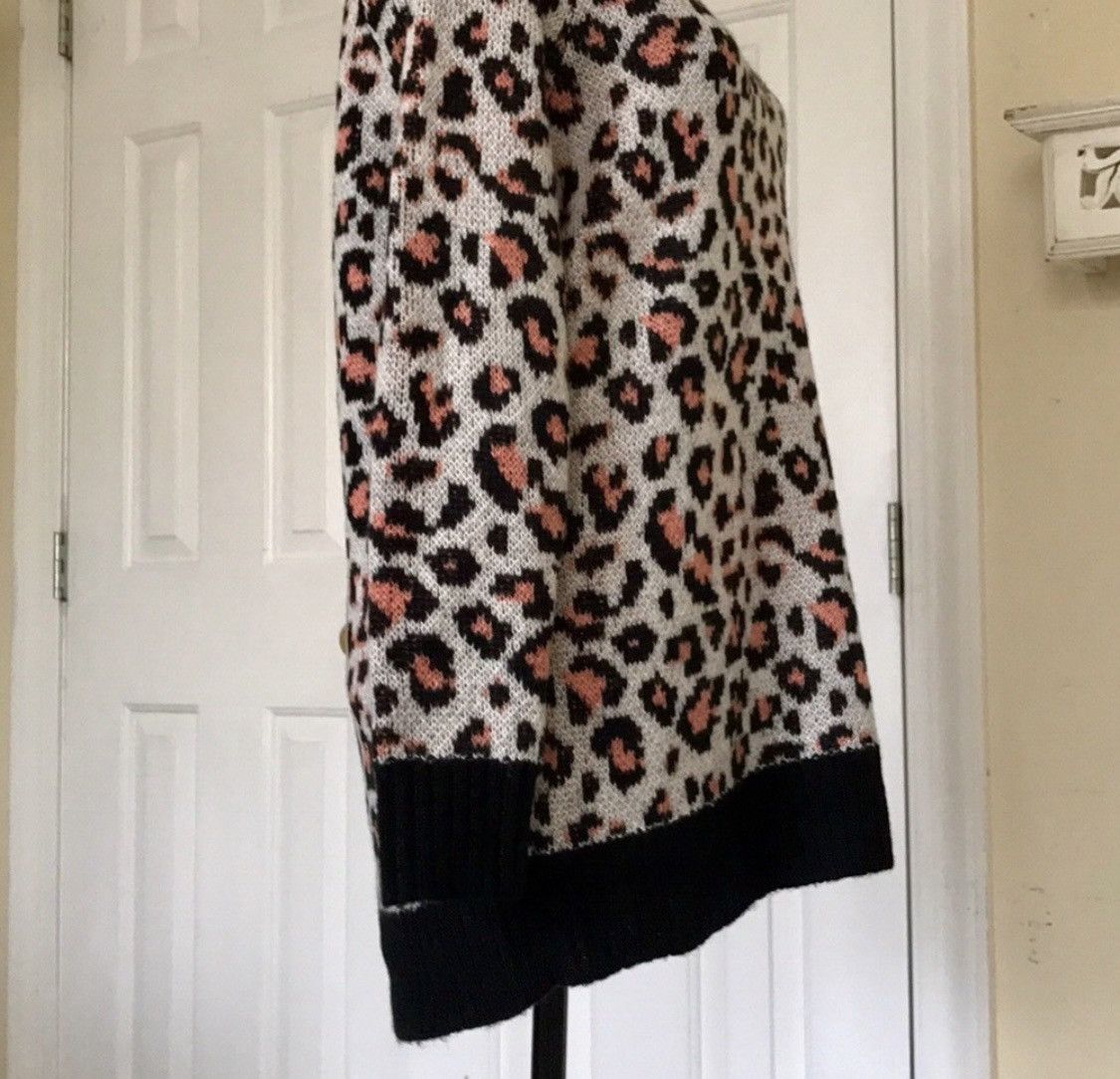 Kirra KIRRA PACSUN LEOPARD ANIMAL PRINT KNIT PULLOVER SWEATER Size S / US 4 / IT 40 - 12 Thumbnail