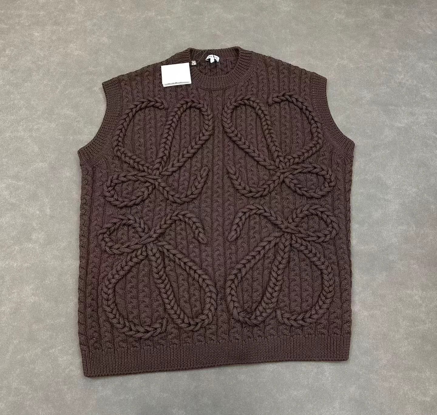 Loewe Loewe Anagram cable-knit wool vest XS new Size US XS / EU 42 / 0 - 1 Thumbnail