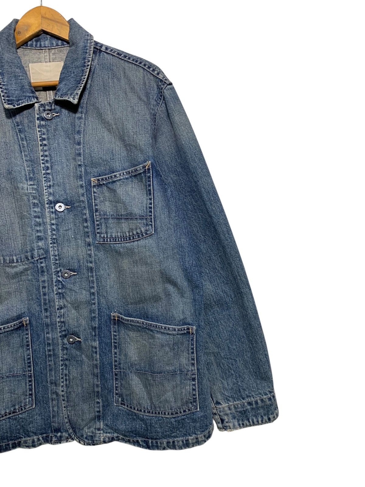 Gap 🔥GAP DENIM CHORE JACKETS TRIPLE NEEDLE Size US L / EU 52-54 / 3 - 3 Thumbnail