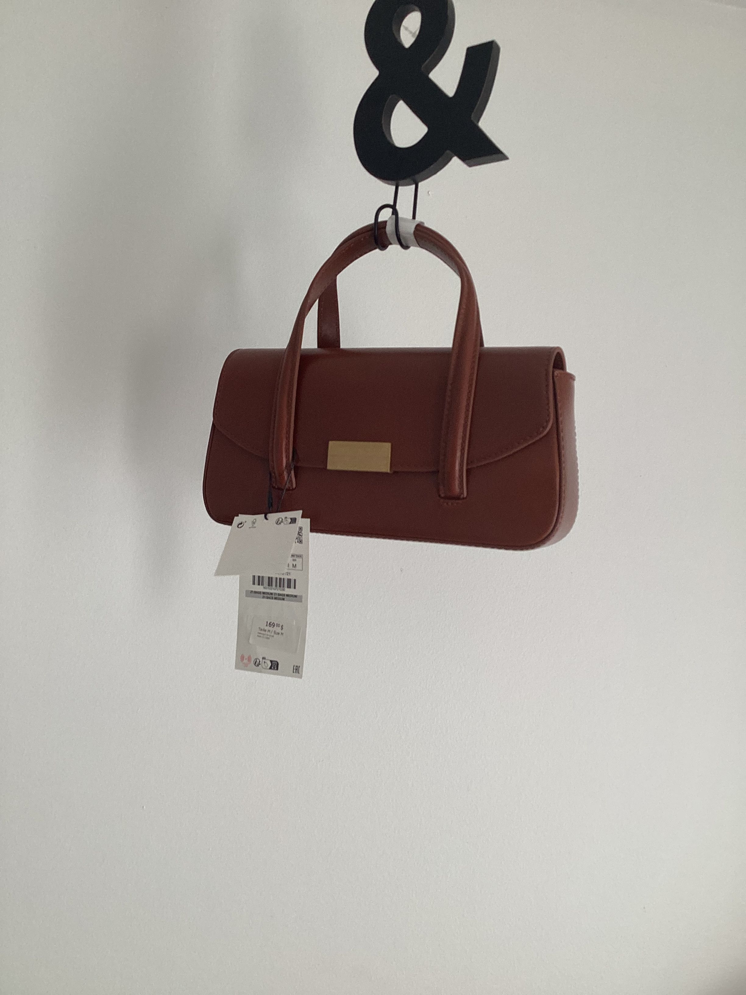 Zara Zara limited edition leather handbag BNWT brown Size ONE SIZE - 5 Thumbnail