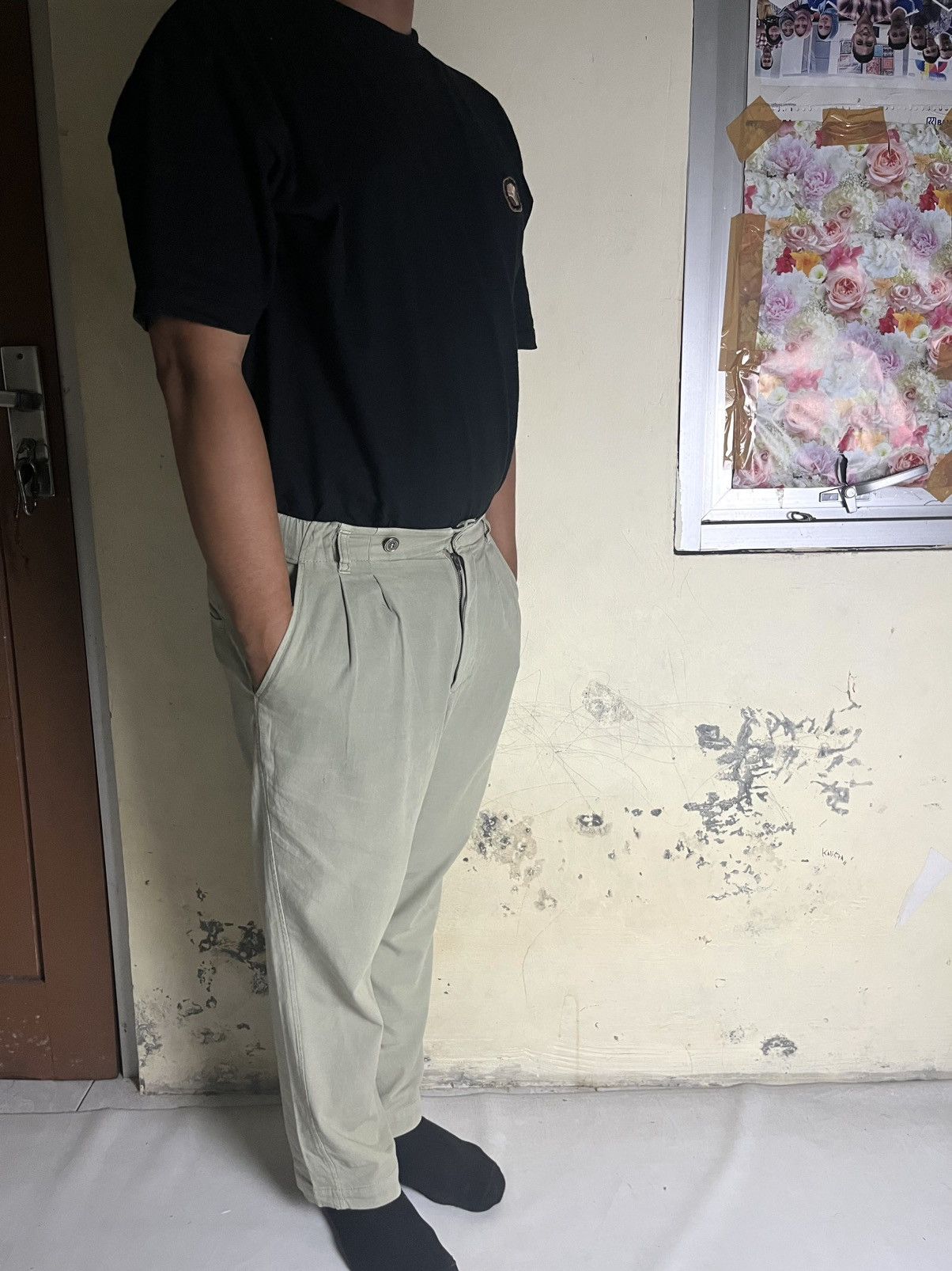 Issey Miyake Vintage plantation double pleated throusher pant Size US 29 - 12 Thumbnail