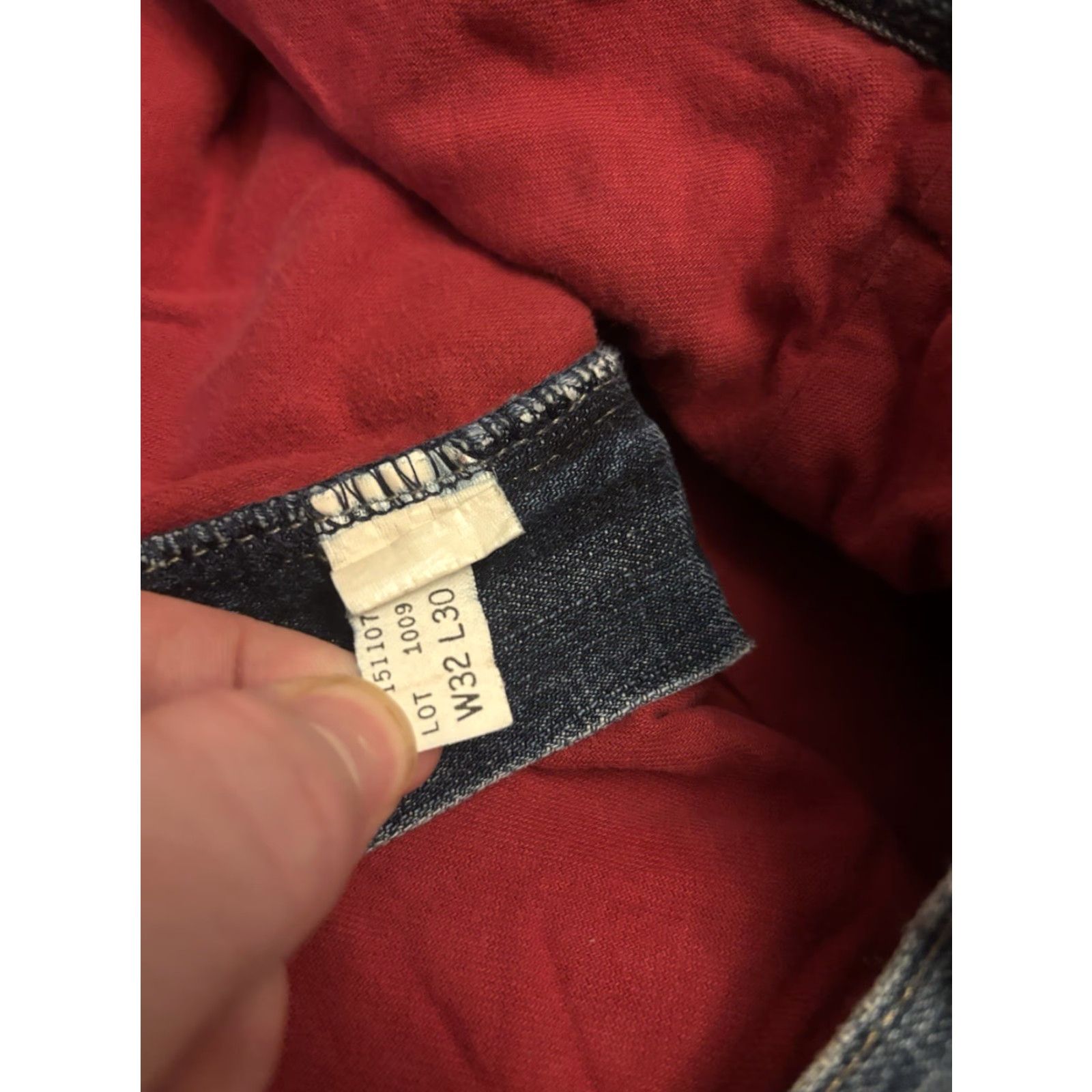 J.Crew VINTAGE J.CREW Jeans Fleece Lined Mens 32x30 Denim Straight Outdoor Insulated Pockets Size US 32 / EU 48 - 3 Thumbnail