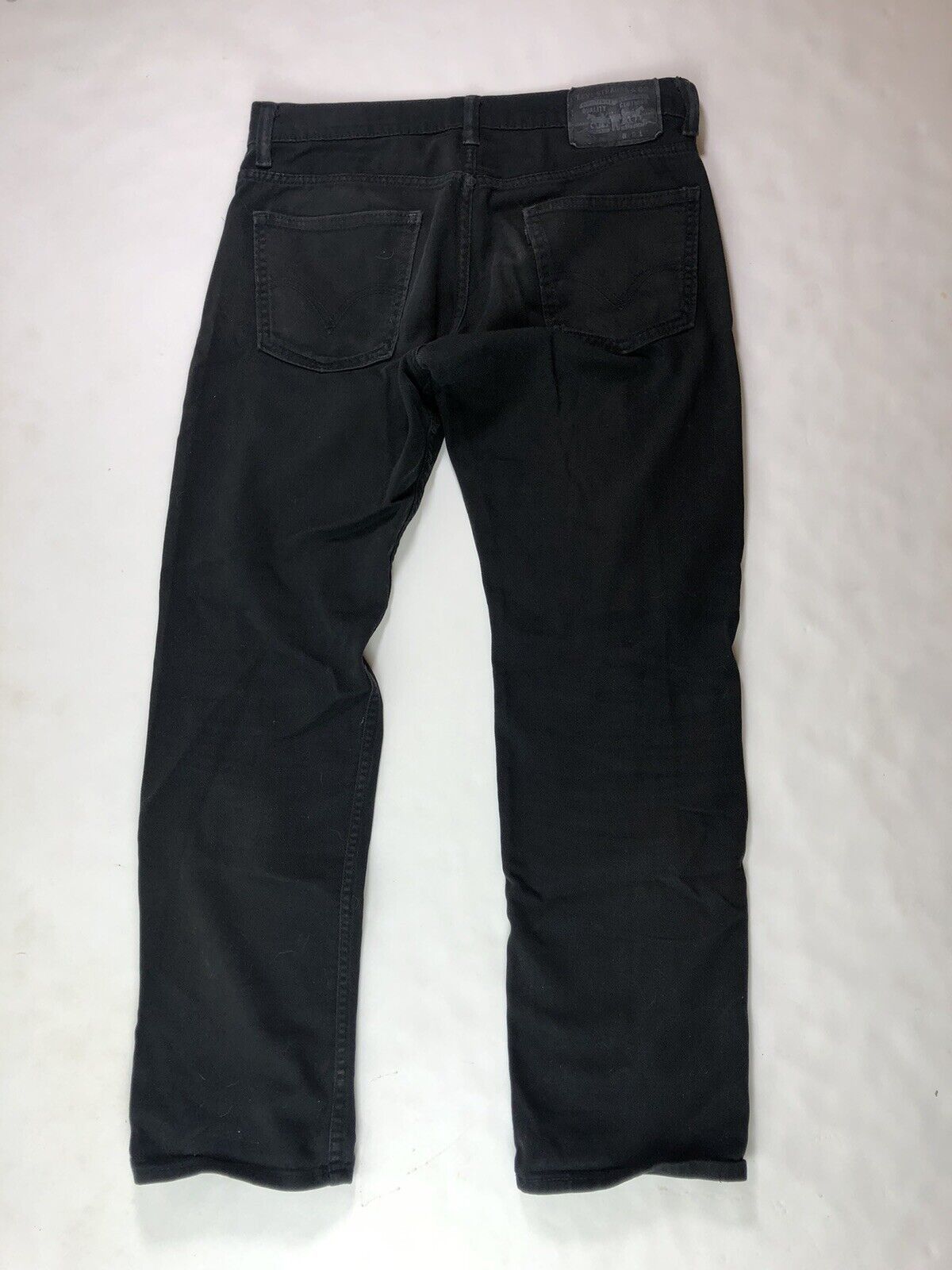 Levi's × Vintage Levis 513 Black Tab Slim Straight Stretch Jeans 31.5 x 28.5 Size US 31 - 5 Thumbnail