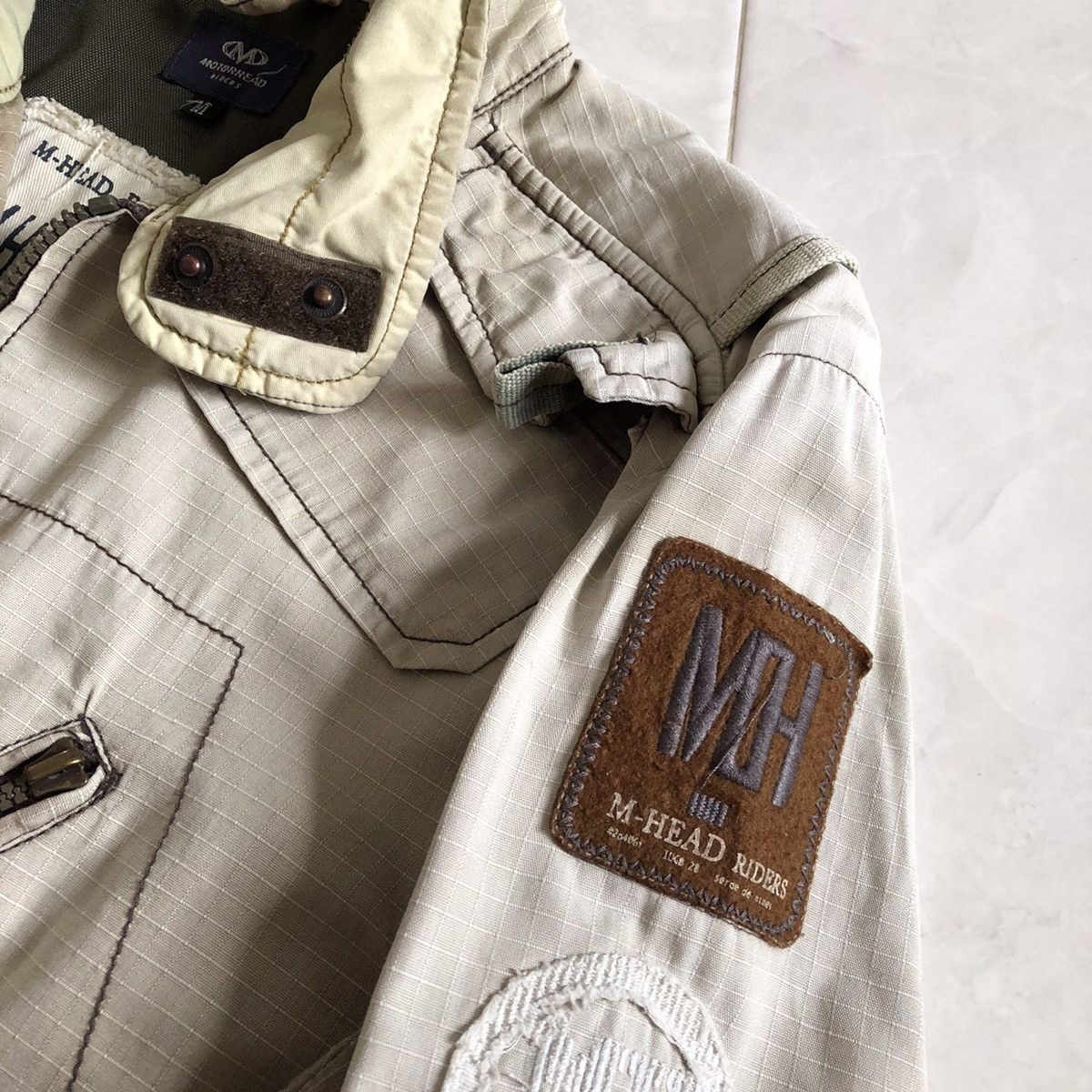 Japanese Brand MOTOR HEAD Riders Utility Multipocket Cotton Jacket Size US M / EU 48-50 / 2 - 9 Thumbnail