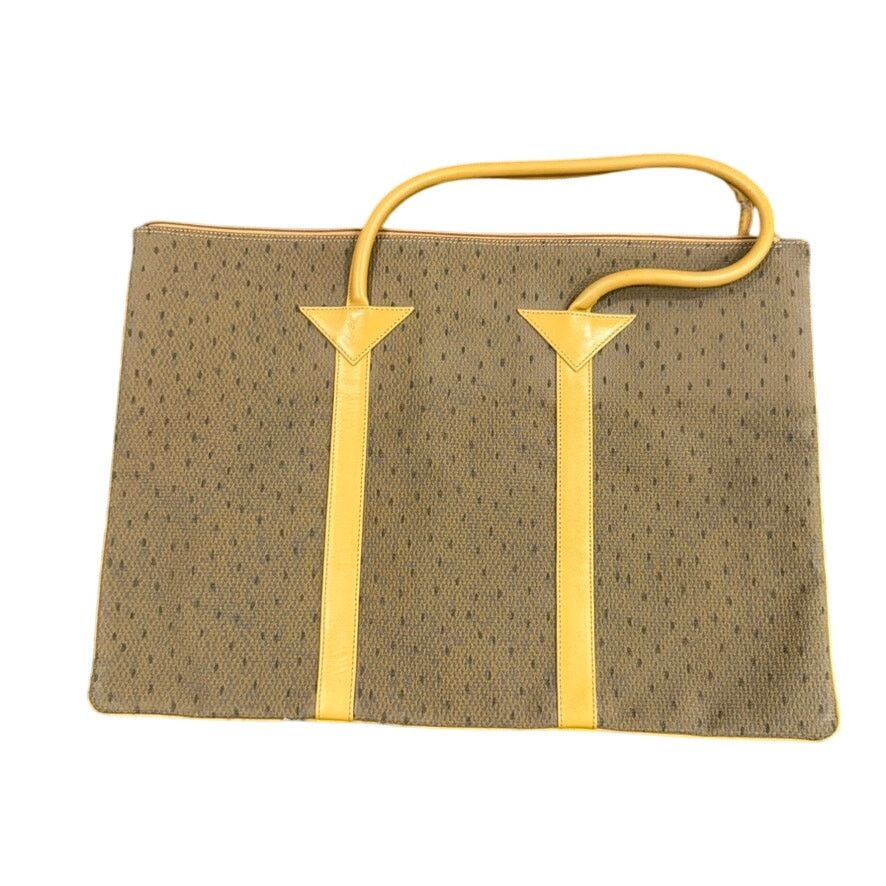 Yves Saint Laurent Yves Saint Laurent Flate Tote Bag in Portfolio Beige Size ONE SIZE - 2 Thumbnail