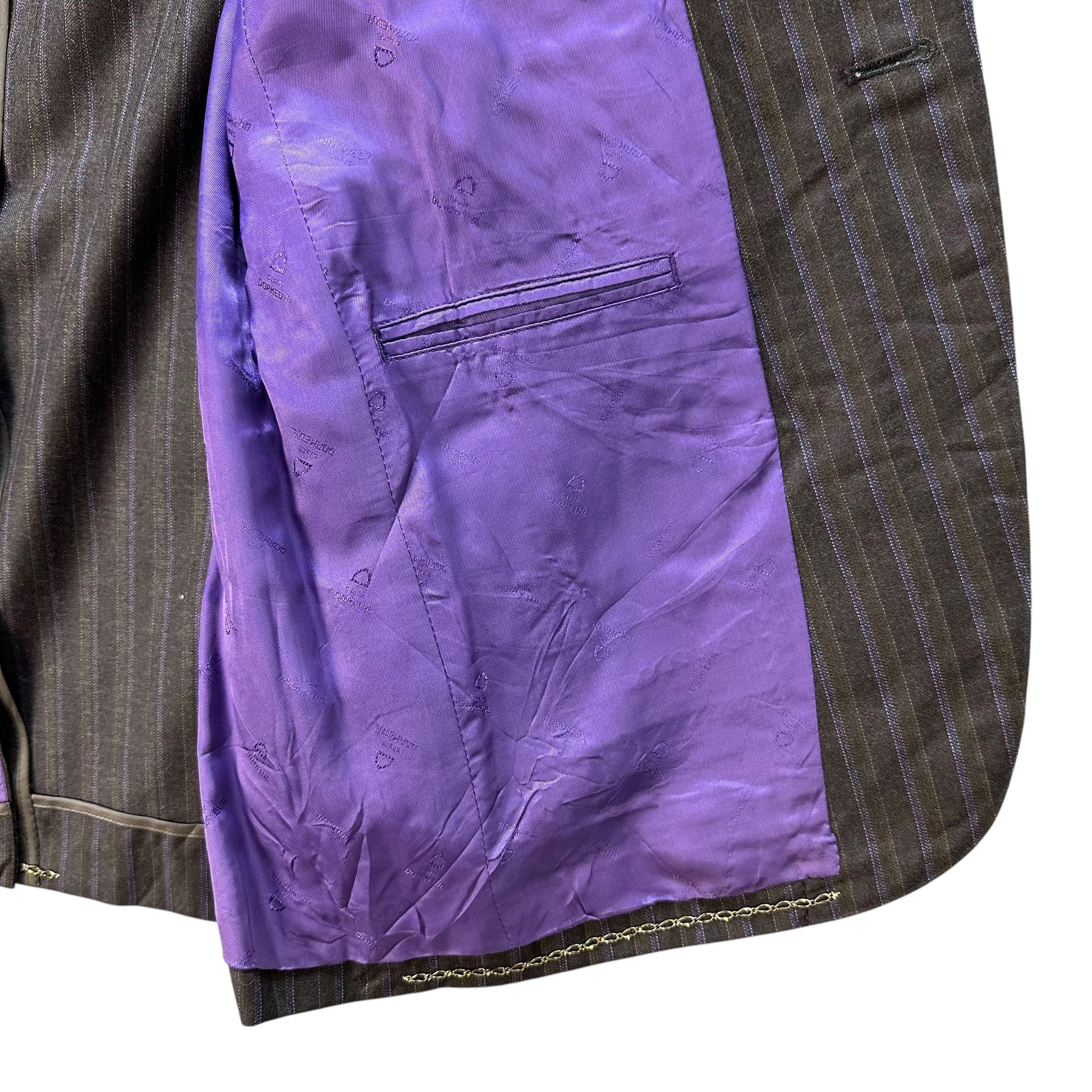 Japanese Brand Cloth DORMEIUL Wool Mohair Cashmere Suit Jacket #A67-1615 Size 40R - 10 Thumbnail