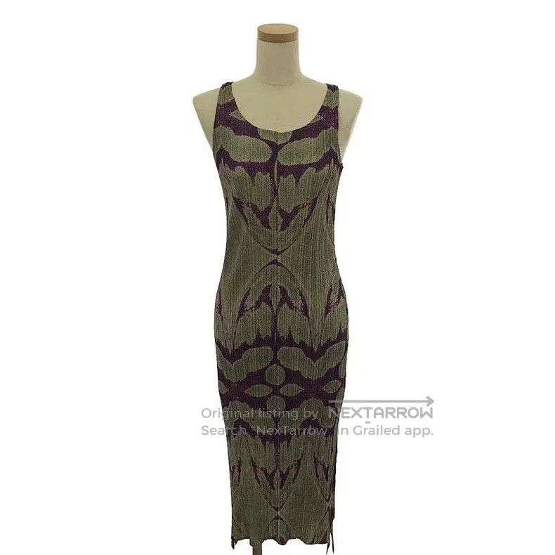 Issey Miyake Issey Miyake Green Dress Size M / US 6-8 / IT 42-44 - 1 Thumbnail