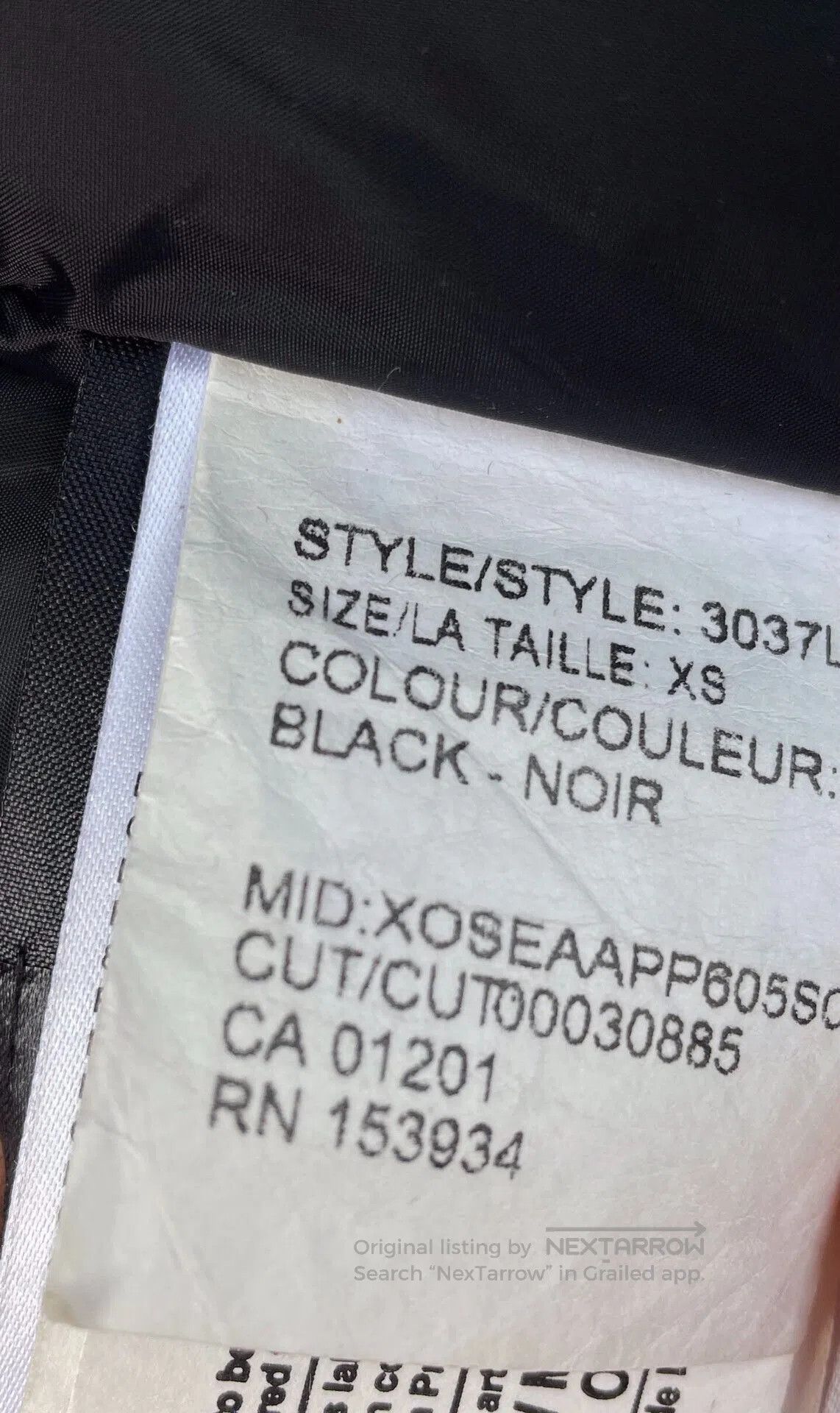 Canada Goose Canada Goose Down Jacket Black. Size XS / US 0-2 / IT 36-38 - 5 Thumbnail