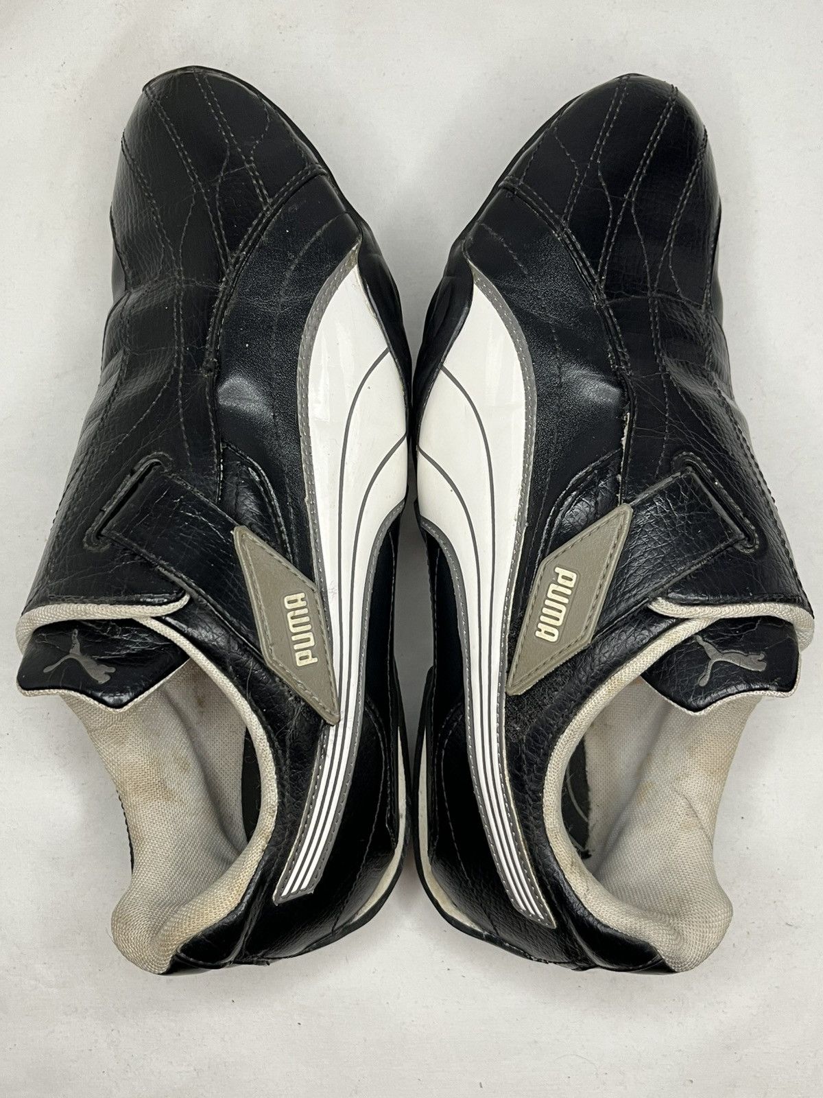 Japanese Brand Vintage 00’s Puma Y2K Leather Japanese Slip On Trainers Size US 8 / EU 41 - 12 Thumbnail