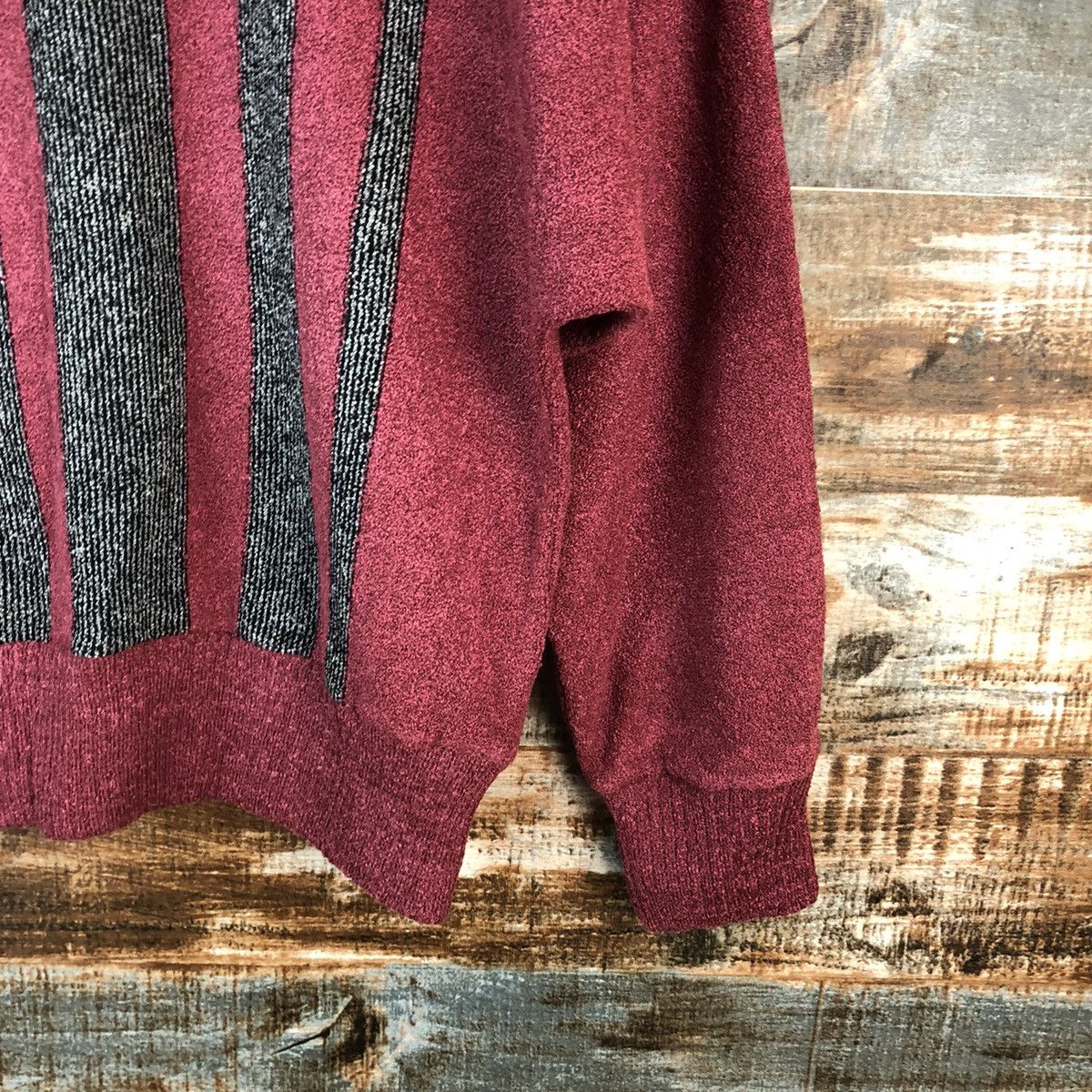Homespun Knitwear × Japanese Brand Patria Soeur vintage Red Knitwear #A1358 Size S / US 4 / IT 40 - 8 Thumbnail
