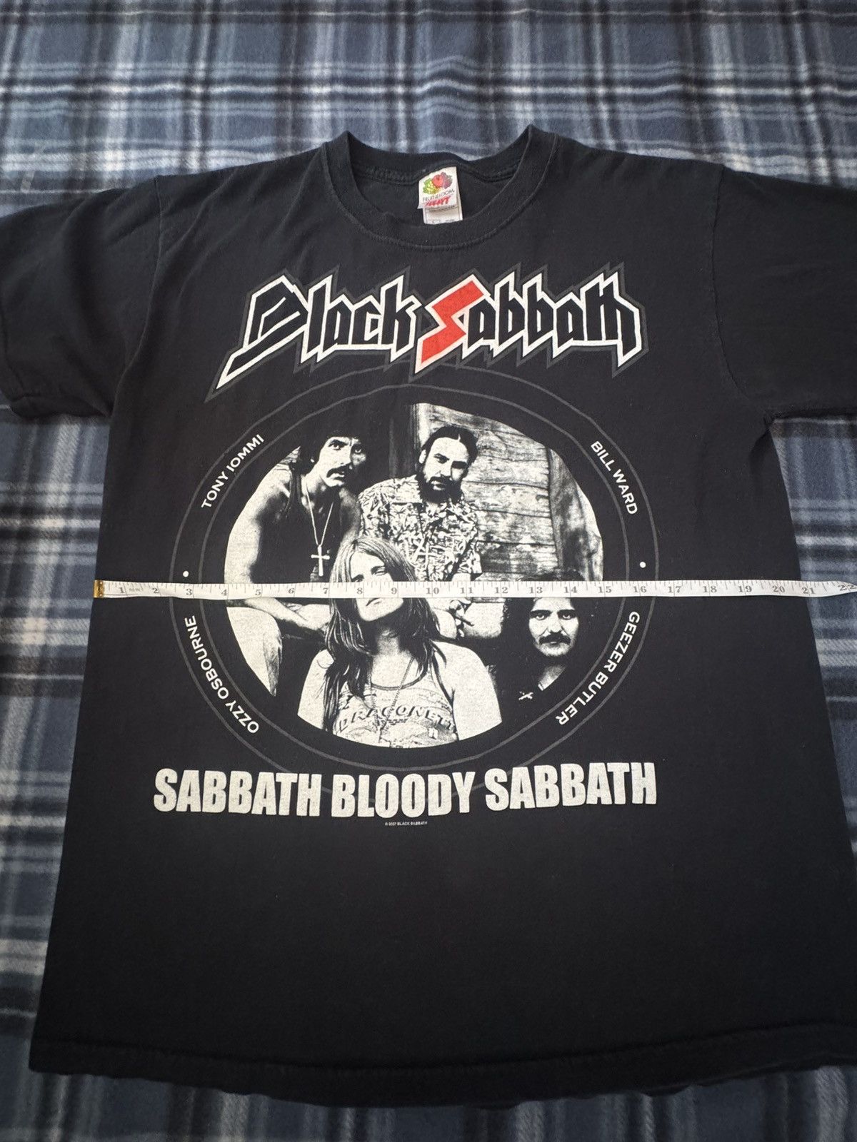Fruit Of The Loom BLACK SABBATH BAND SHIRT 2007 FRUIT OF THE LOOM SIZE LARGE Size US L / EU 52-54 / 3 - 5 Thumbnail