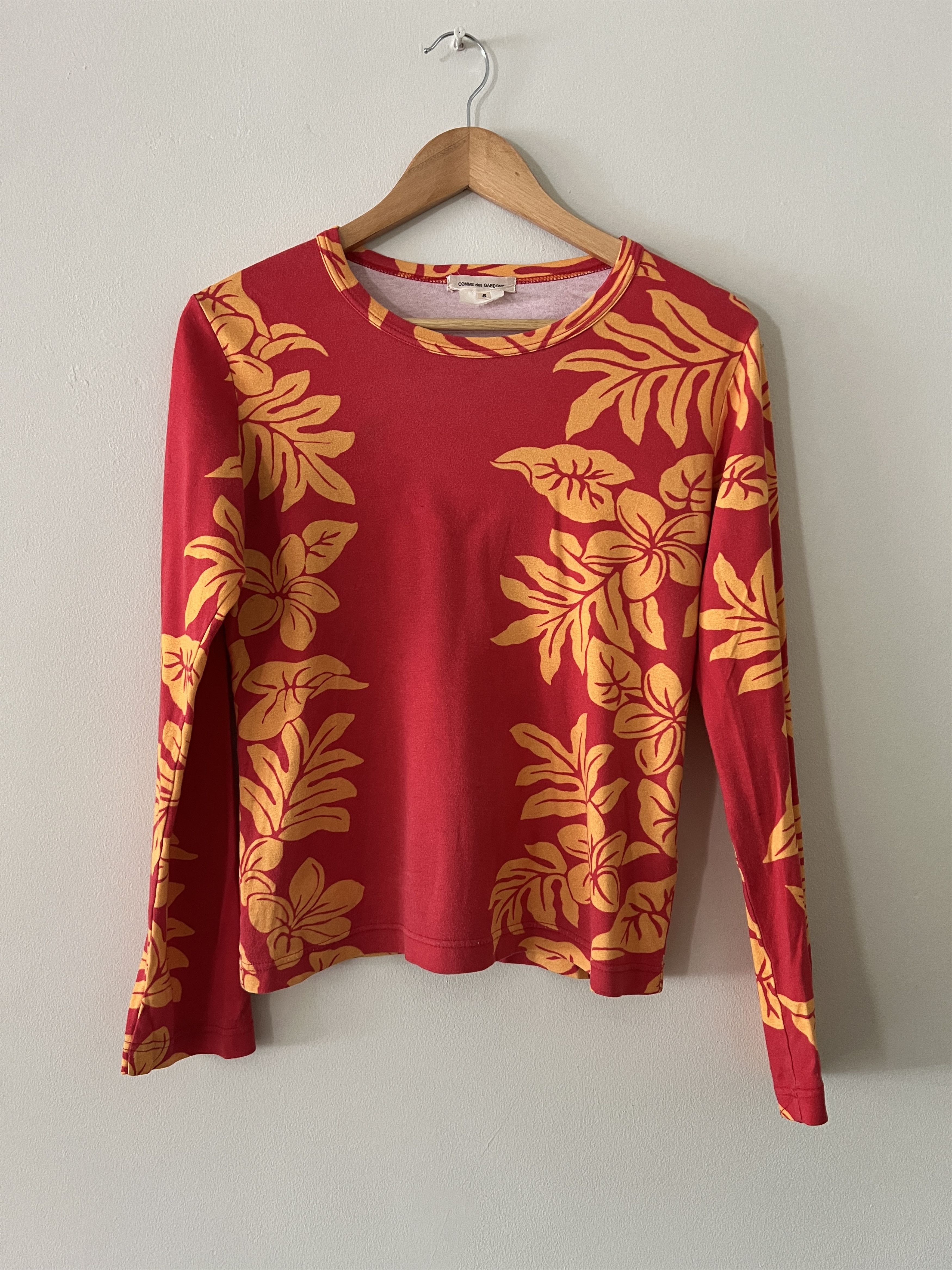 Comme des Garcons Comme Des Garcons printed hawaiien long sleeved top Size US S / EU 44-46 / 1 - 1 Thumbnail
