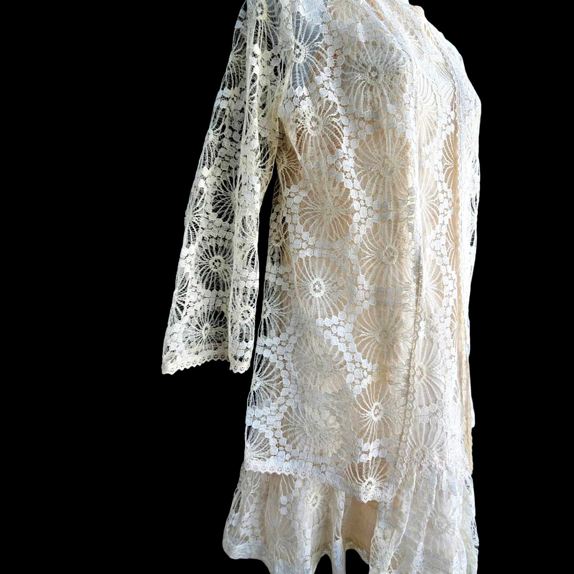 Vintage Vintage 1960s Saba California Lace Dress Set Size S Wedding Size S / US 4 / IT 40 - 16 Thumbnail