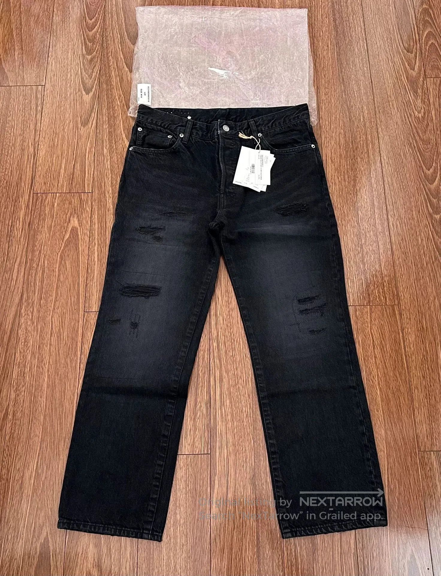 Visvim visvim cmky blk damaged jeans. Size US 34 / EU 50 - 1 Thumbnail