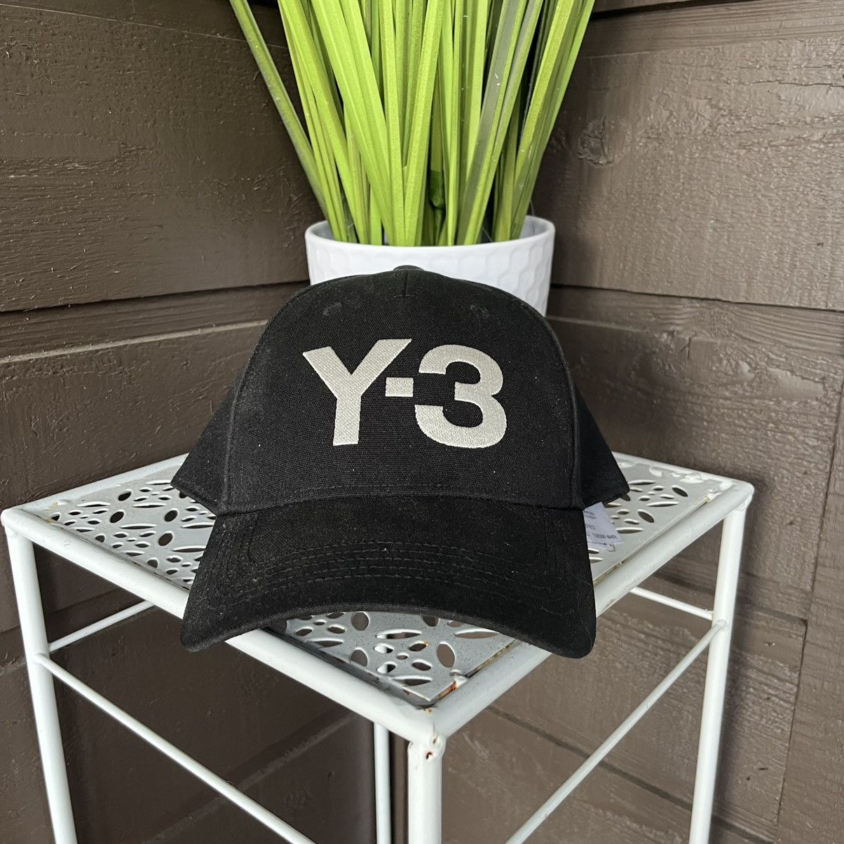 Y-3 Y-3 Black Embroidered Cap Size ONE SIZE - 1 Thumbnail